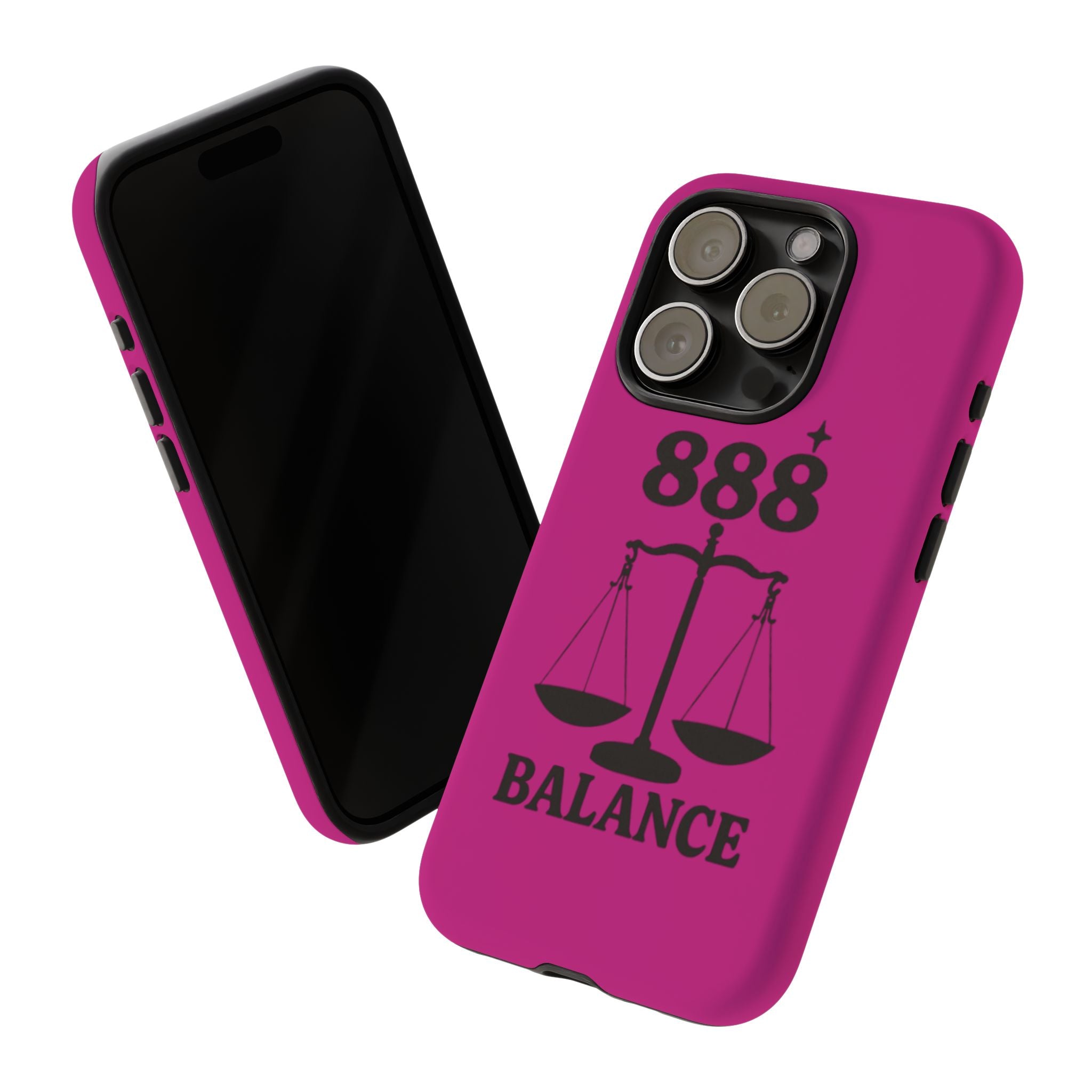 Black & Pink 888 Balance Phone Case