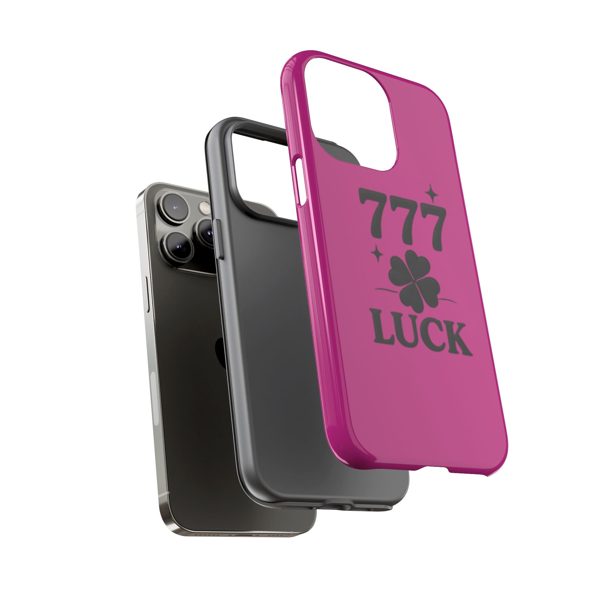 Black & Pink 777 Luck Phone Case