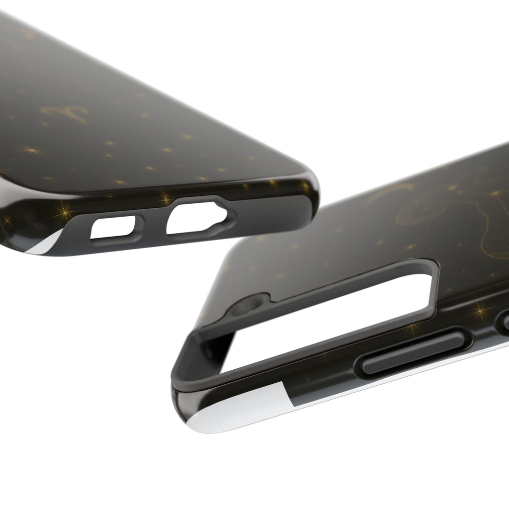 Aries Constellation Tough Phone Case — Zodiac Ram Star Map Design