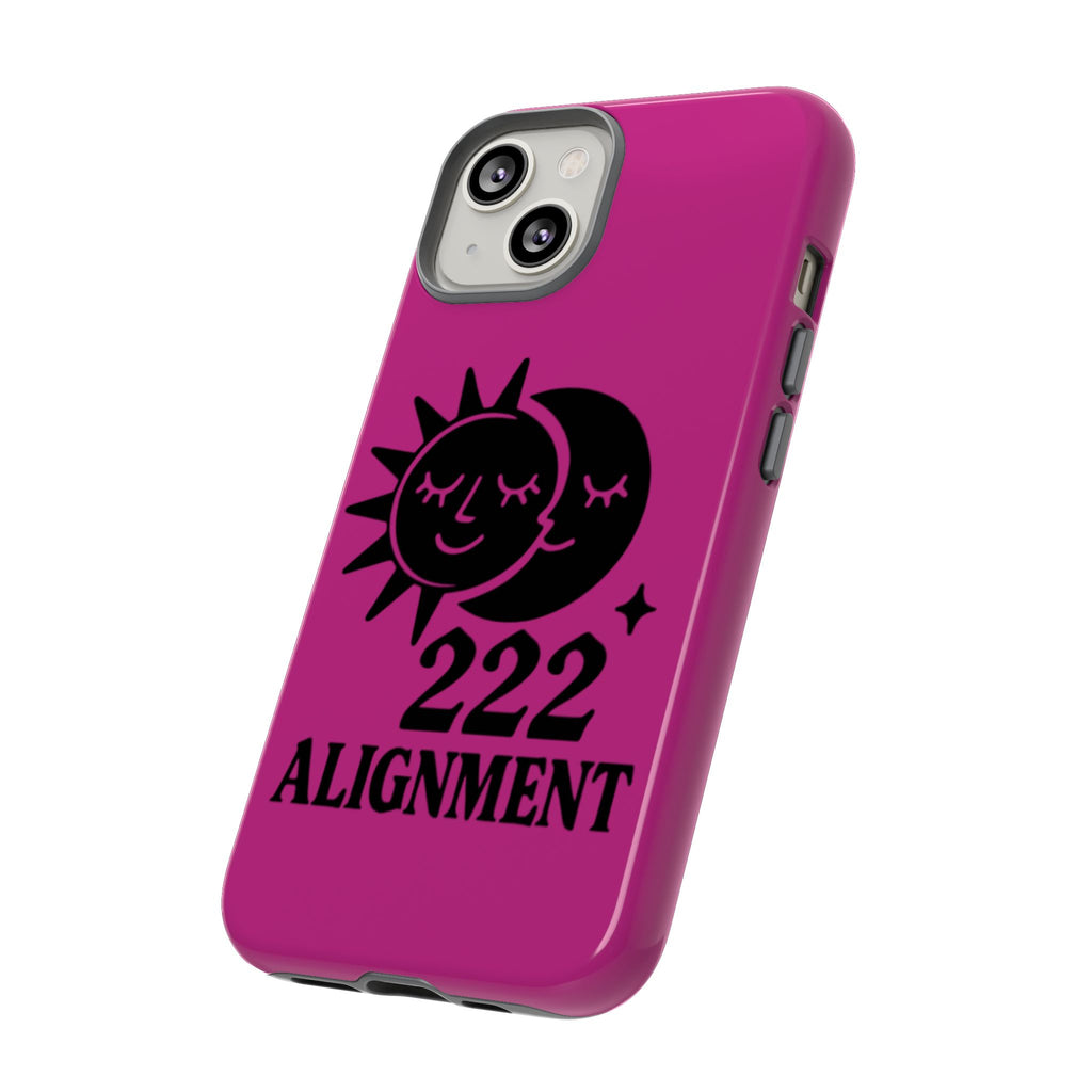 Black & Pink 222 Alignment Phone Case