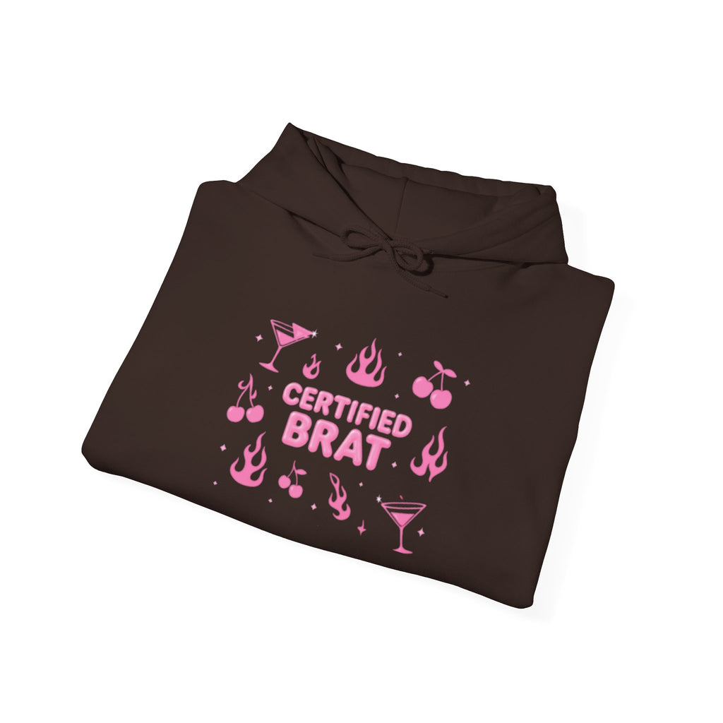 Certified Brat Pink Graphic Hoodie