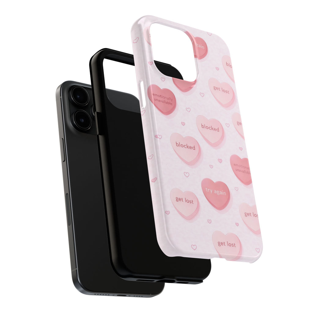 Non-Conversation Hearts Phone Case