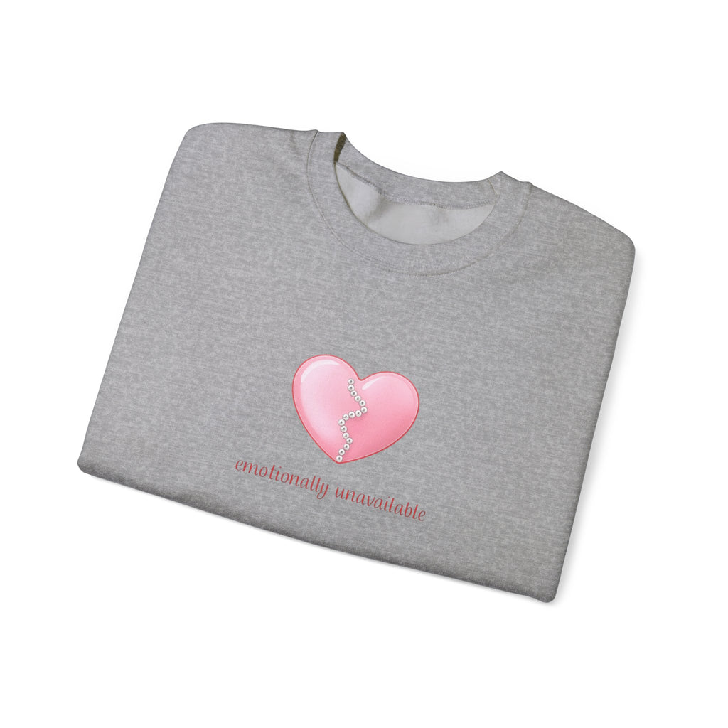 “Emotionally Unavailable” Crewneck