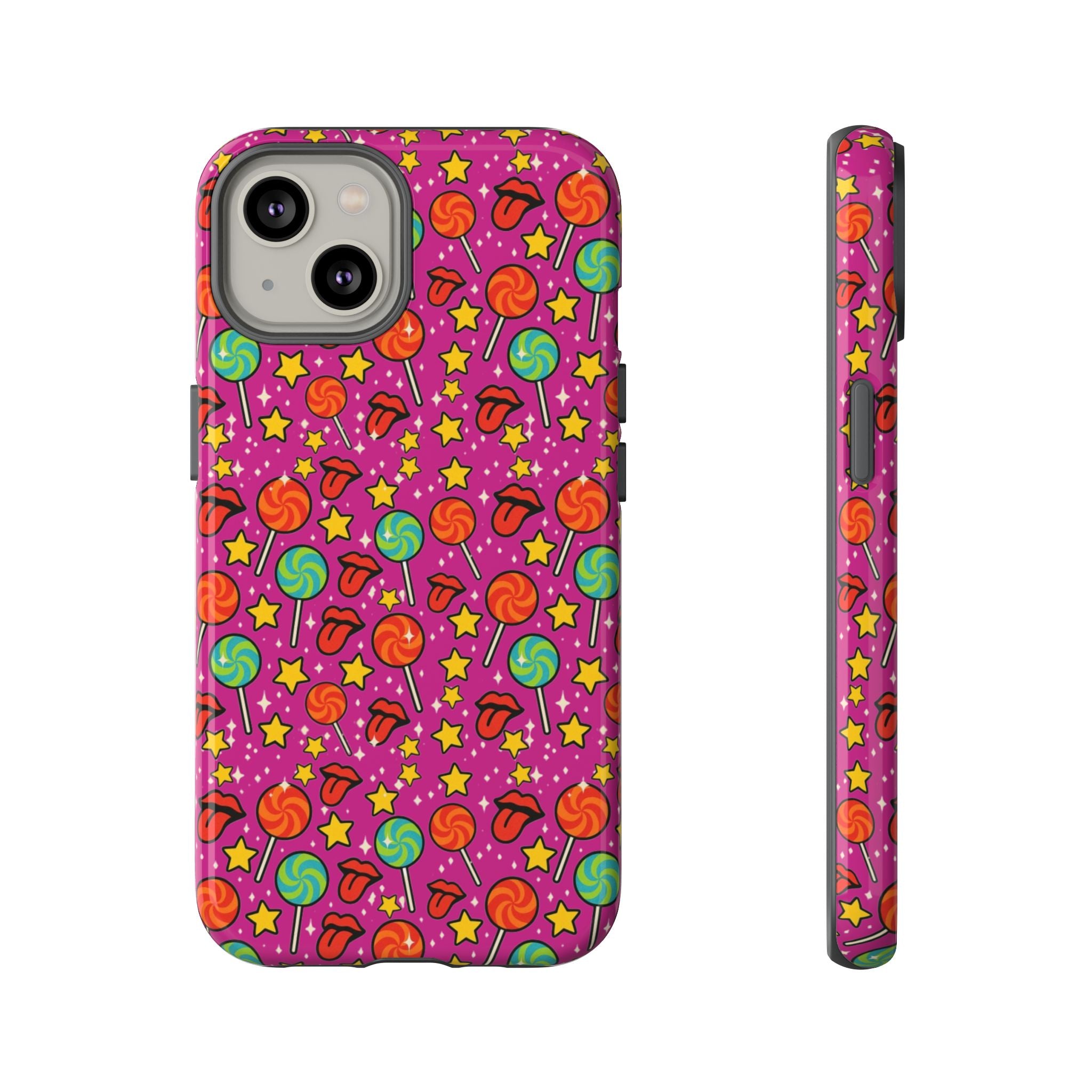 Lollipops & Lips Retro Phone Cases