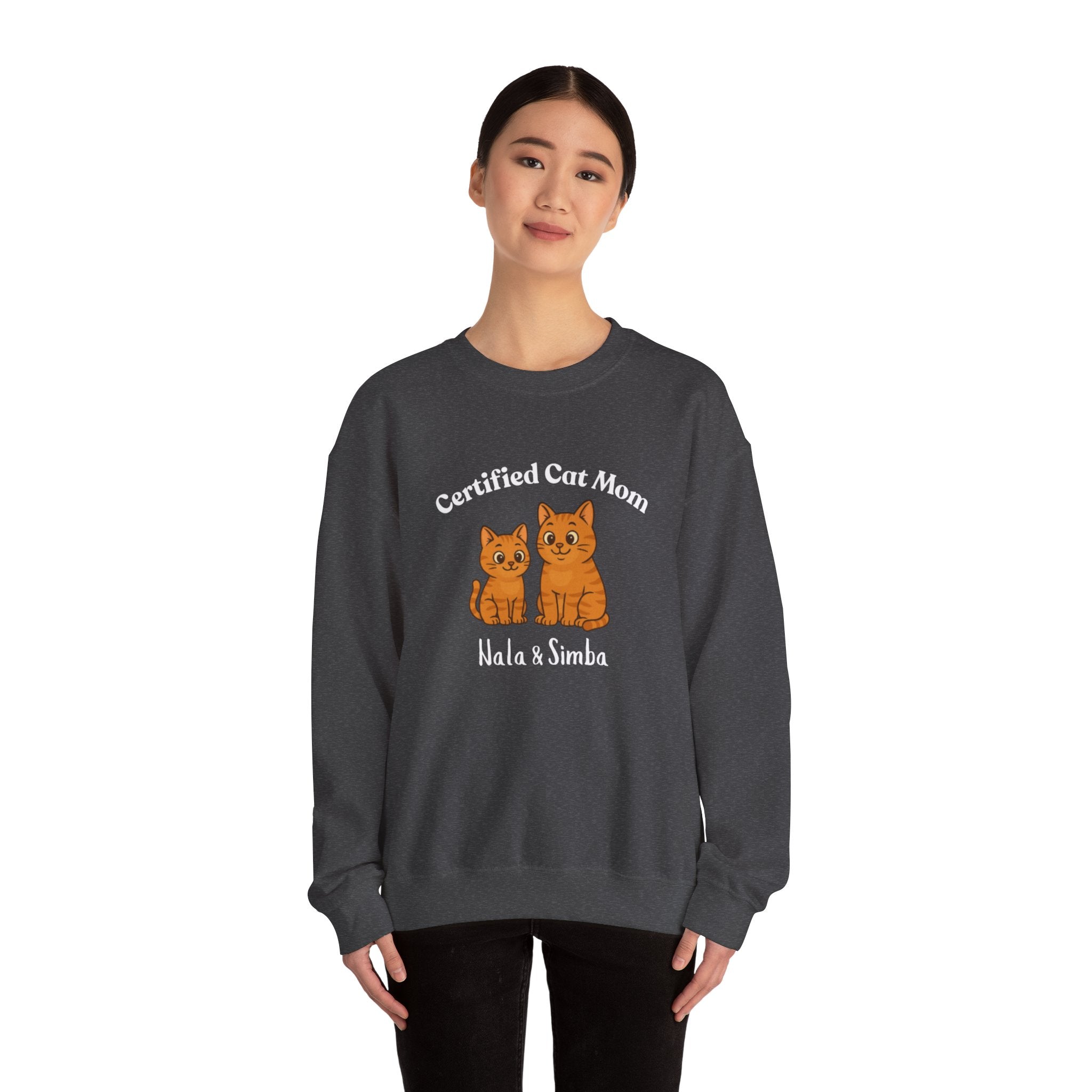 Custom Pet Sweatshirt — "Certified Cat Mom"