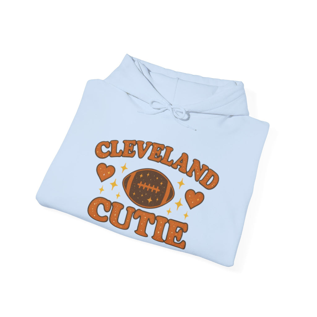 Cleveland Cutie Football Hoodie — Cute Retro Fan Pullover