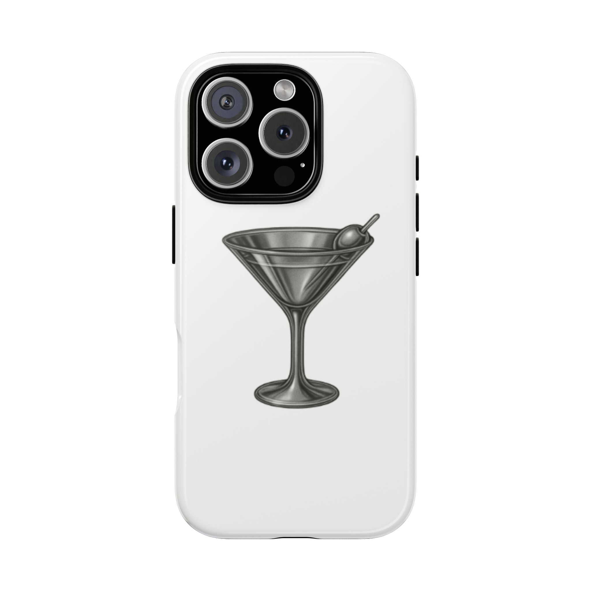 Silver Martini Tough Case