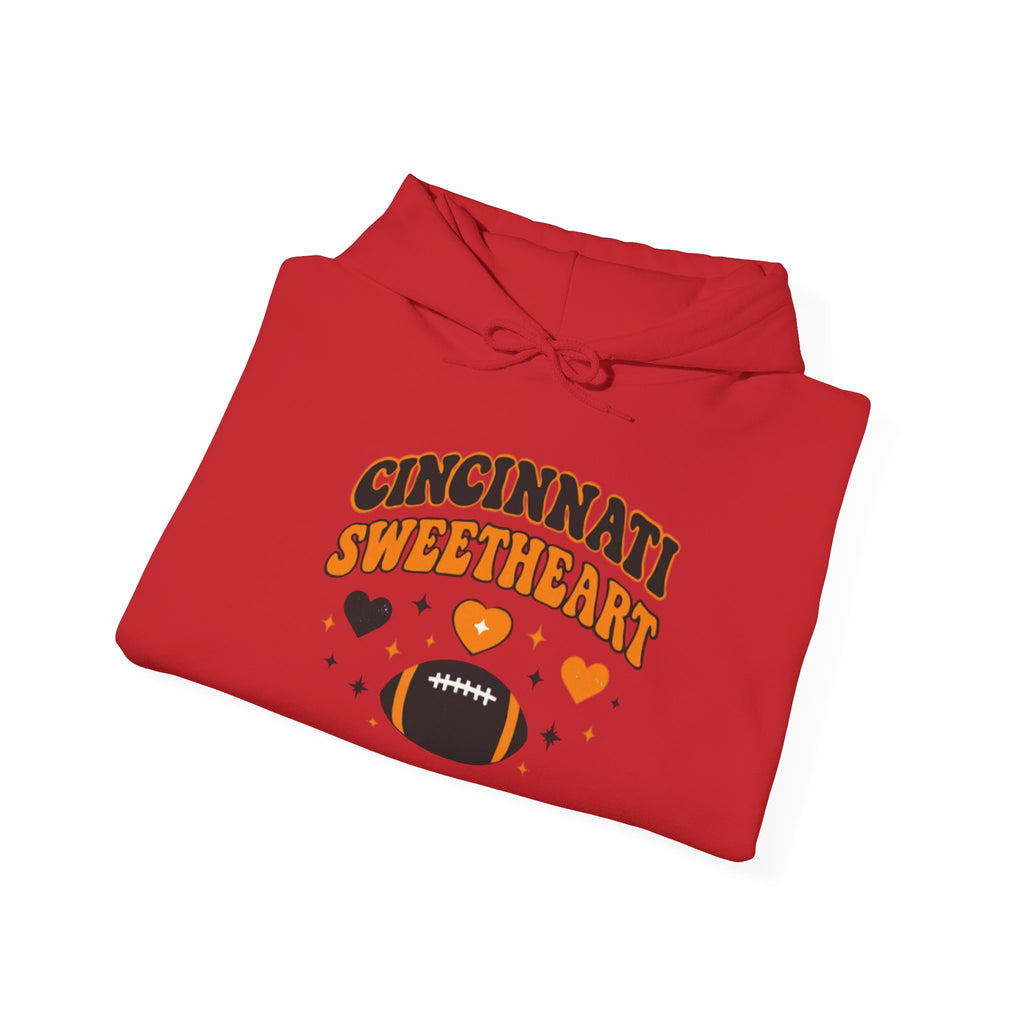 Cincinnati Sweetheart Football Graphic Hooded Sweatshirt