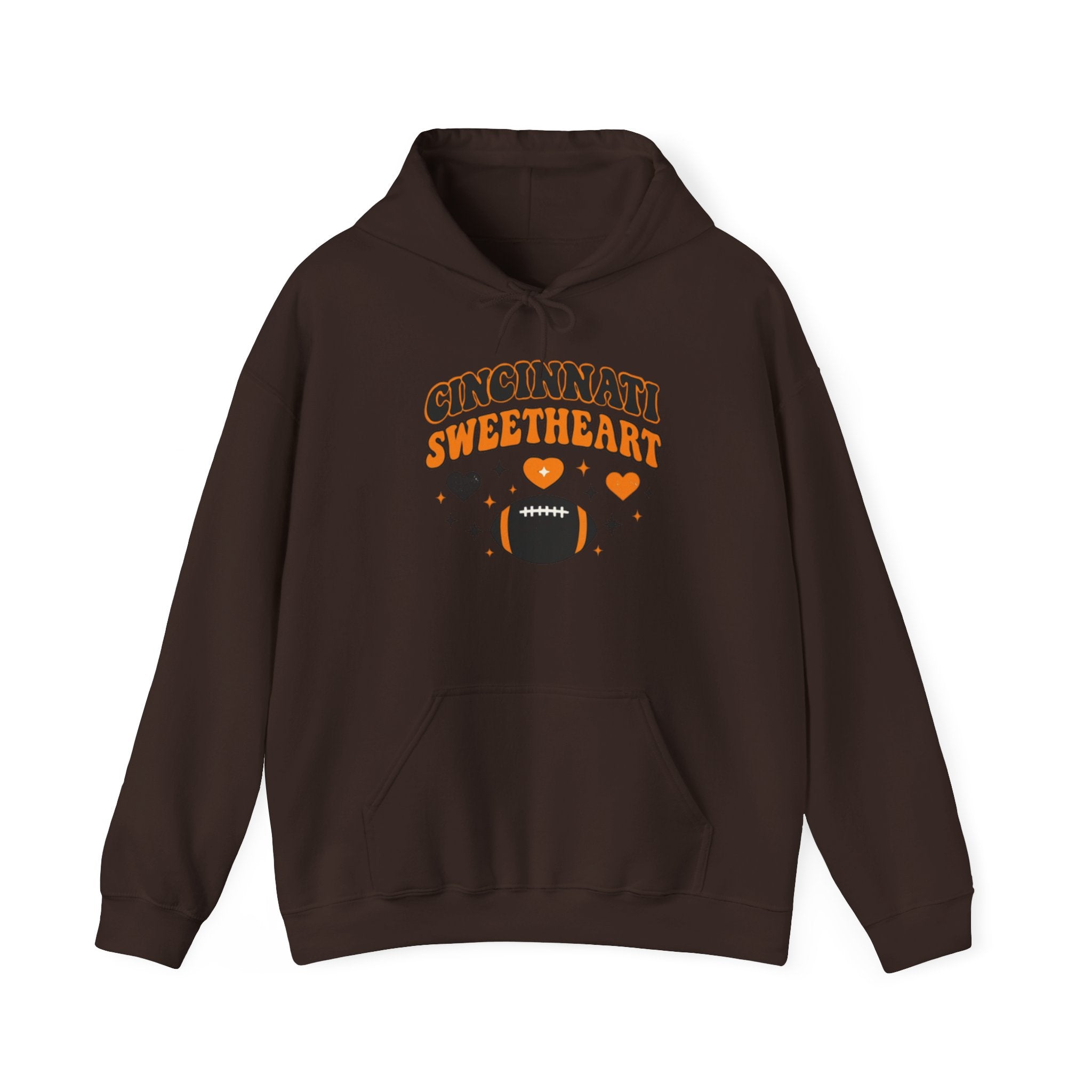 Cincinnati Sweetheart Football Graphic Hooded Sweatshirt
