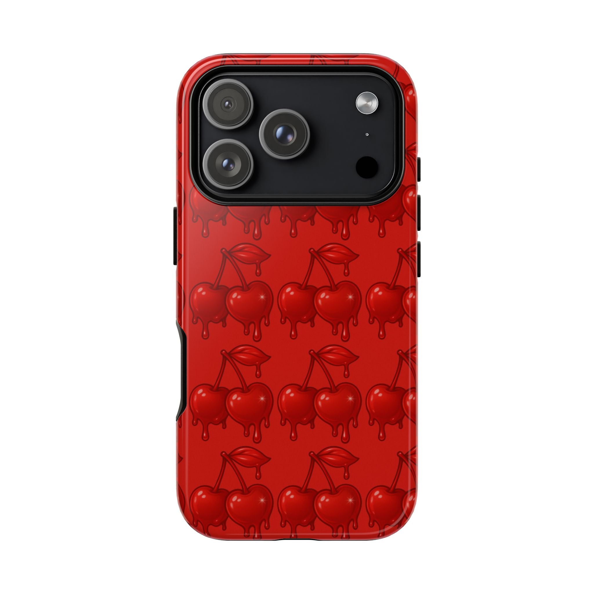 Red Dripping Cherry Phone Case