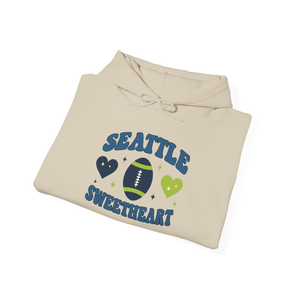 Seattle Sweetheart Football Hoodie — Fan Pullover