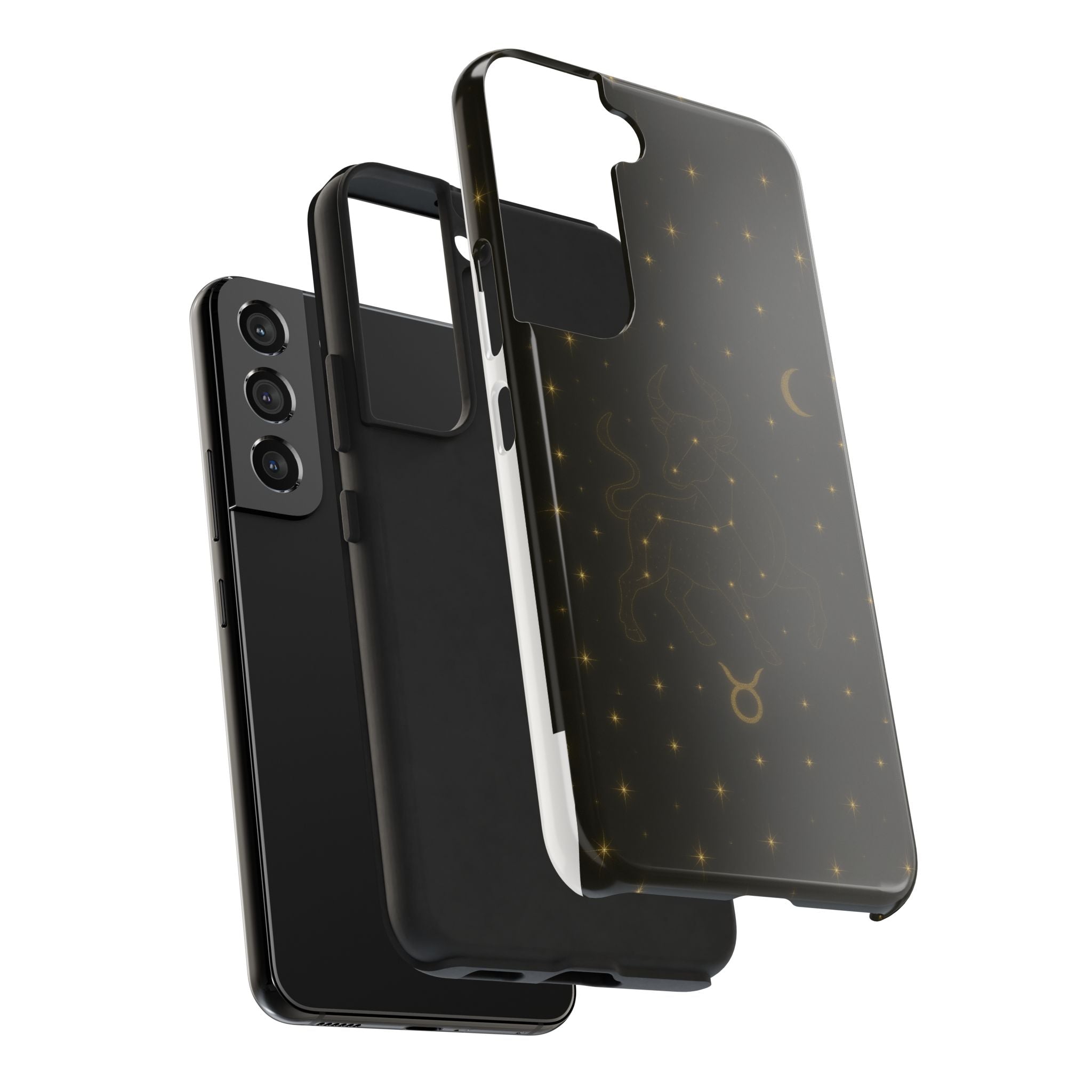 Taurus Constellation Tough Phone Case — Gold Zodiac Bull Phone Case
