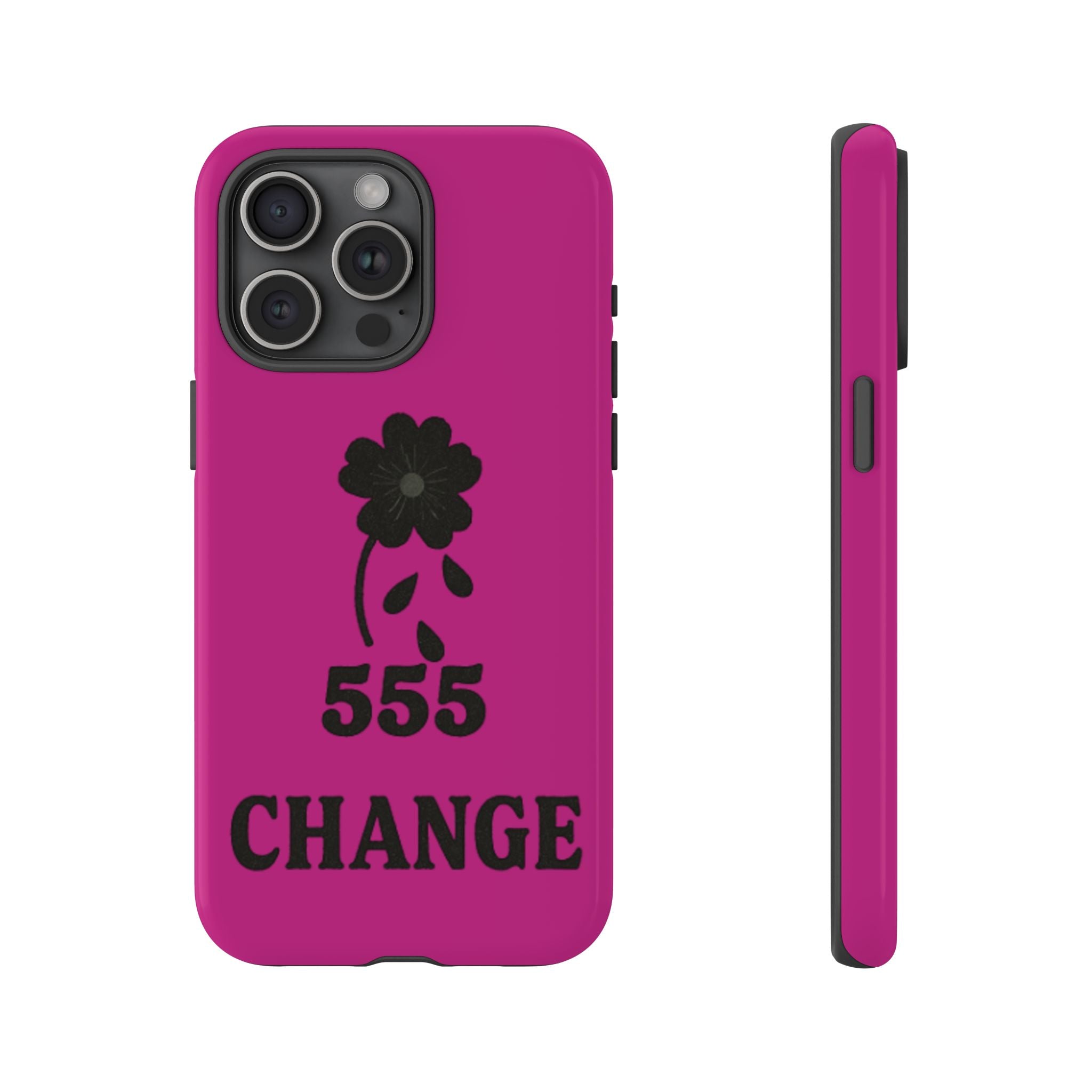 Black & Pink 555 Change Phone Case