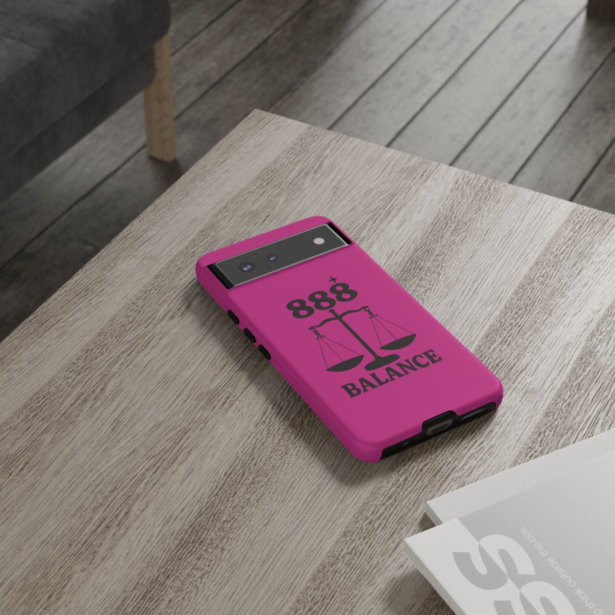 Black & Pink 888 Balance Phone Case