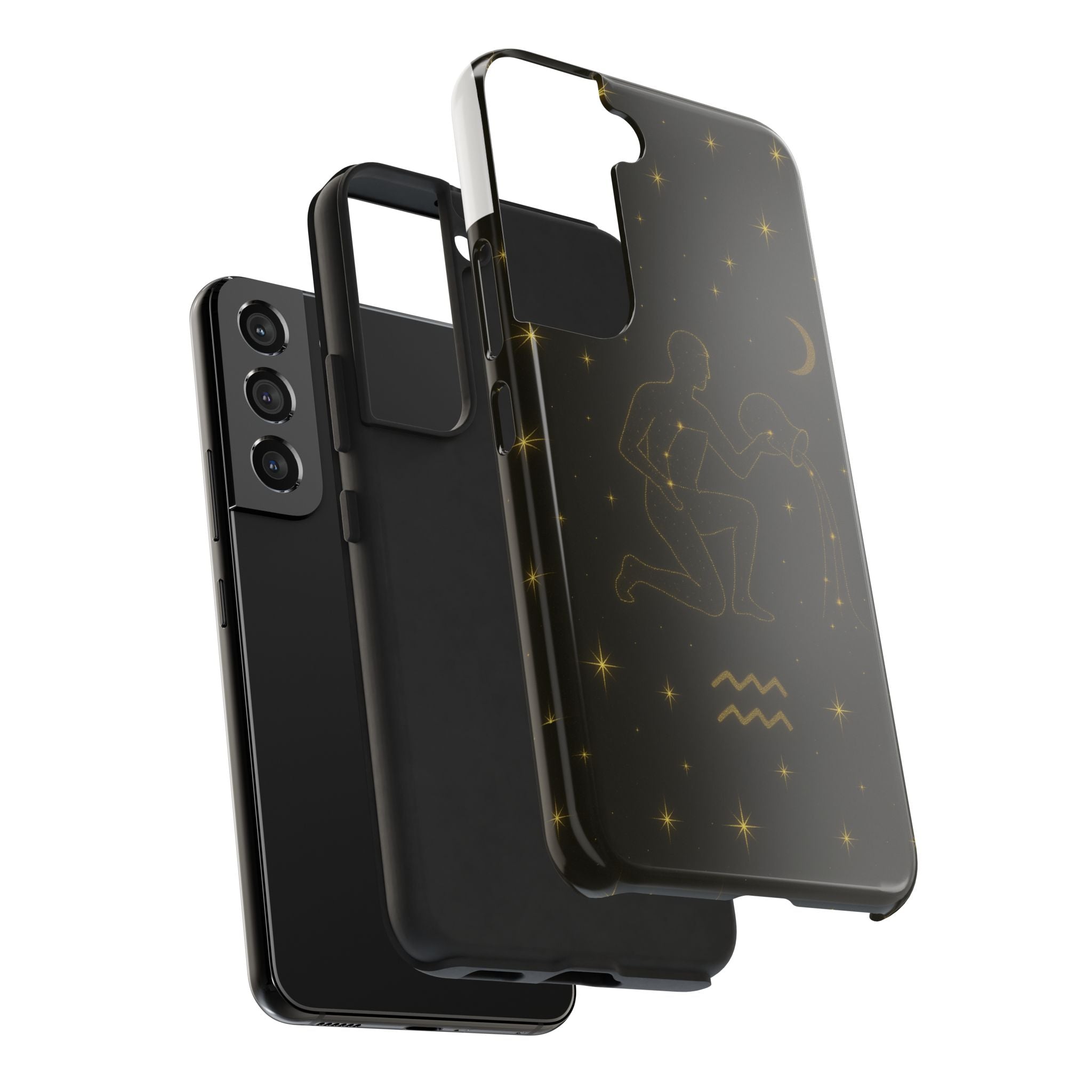 Aquarius Constellation Tough Phone Case — Zodiac Water-Bearer Astrology Design