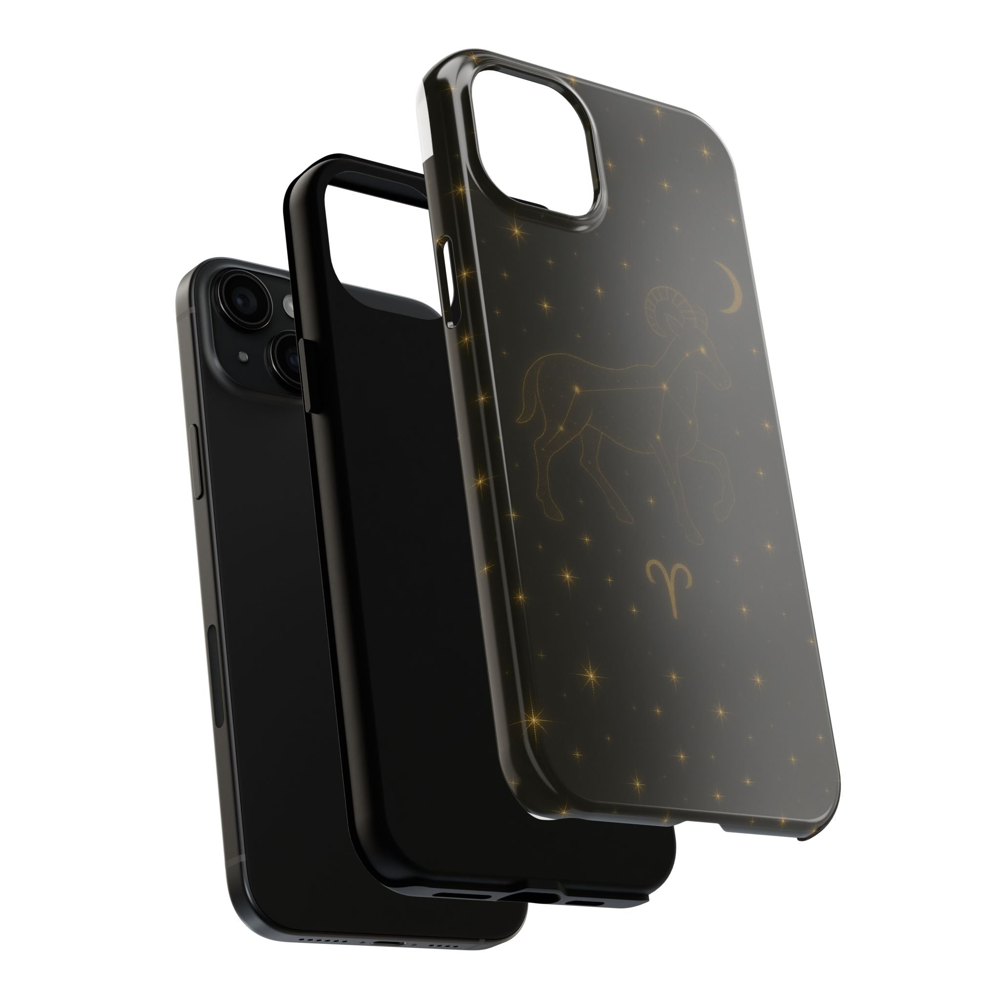 Aries Constellation Tough Phone Case — Zodiac Ram Star Map Design