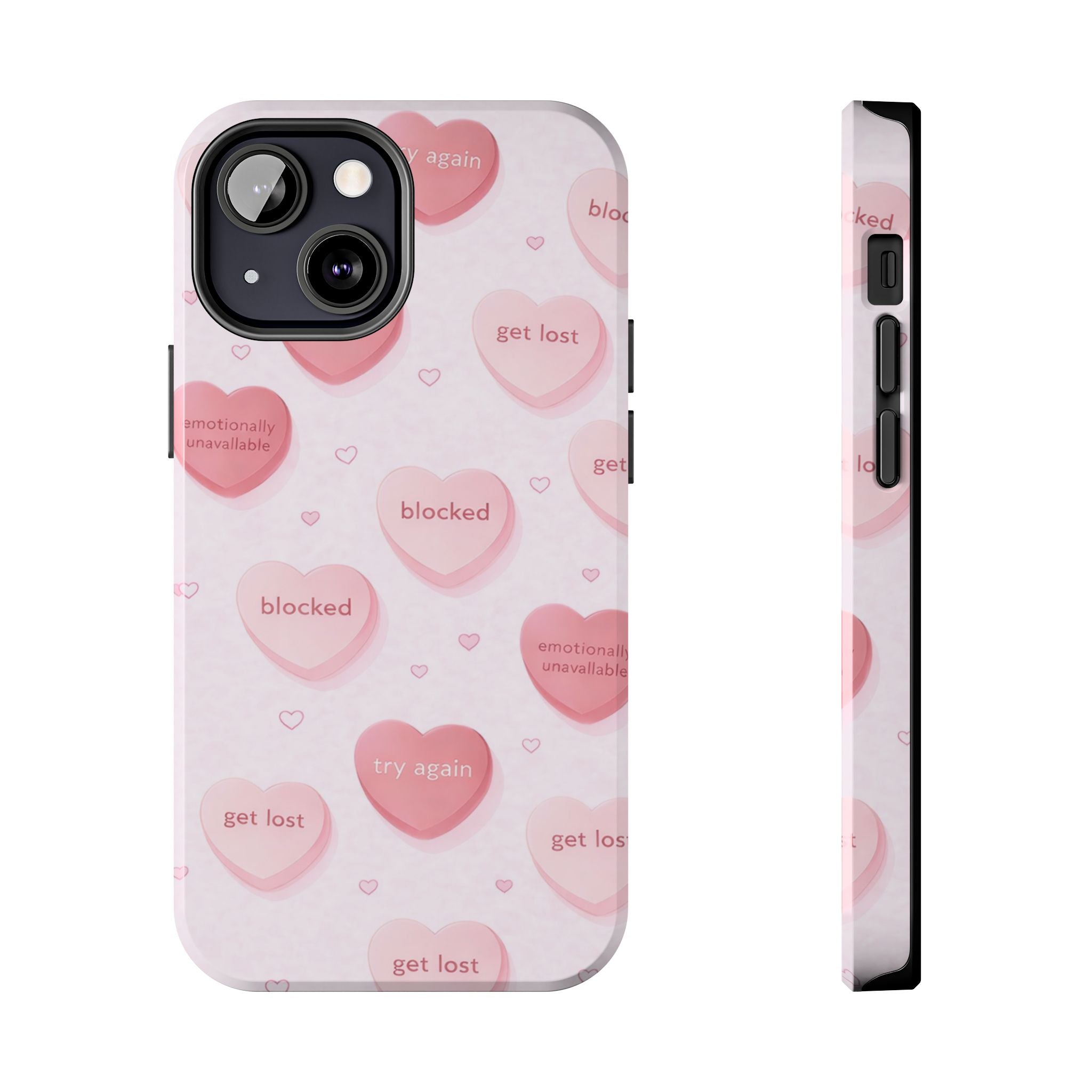 Non-Conversation Hearts Phone Case
