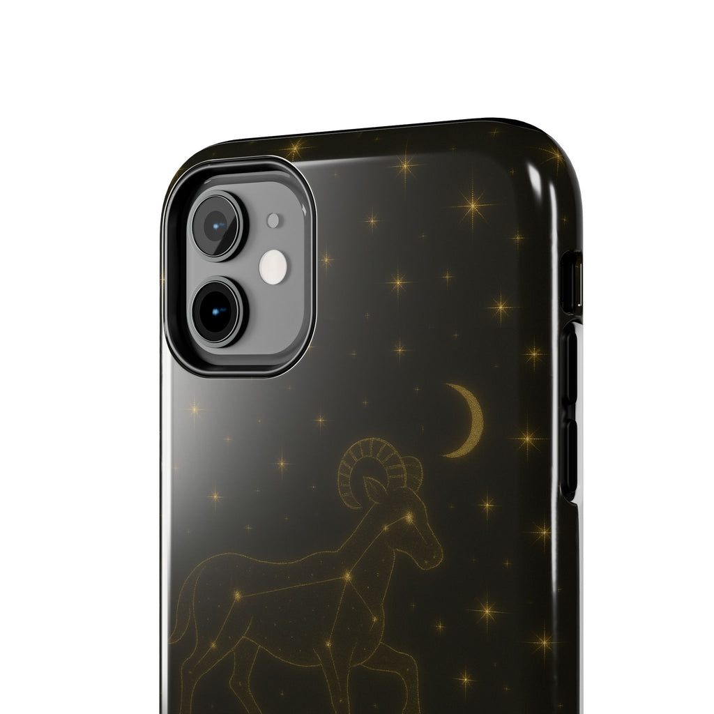 Aries Constellation Tough Phone Case — Zodiac Ram Star Map Design