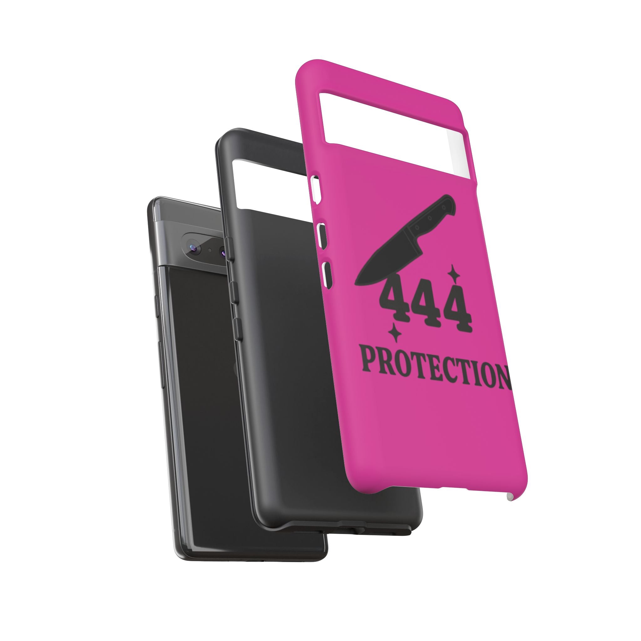 Black & Pink 444 Protection Phone Case