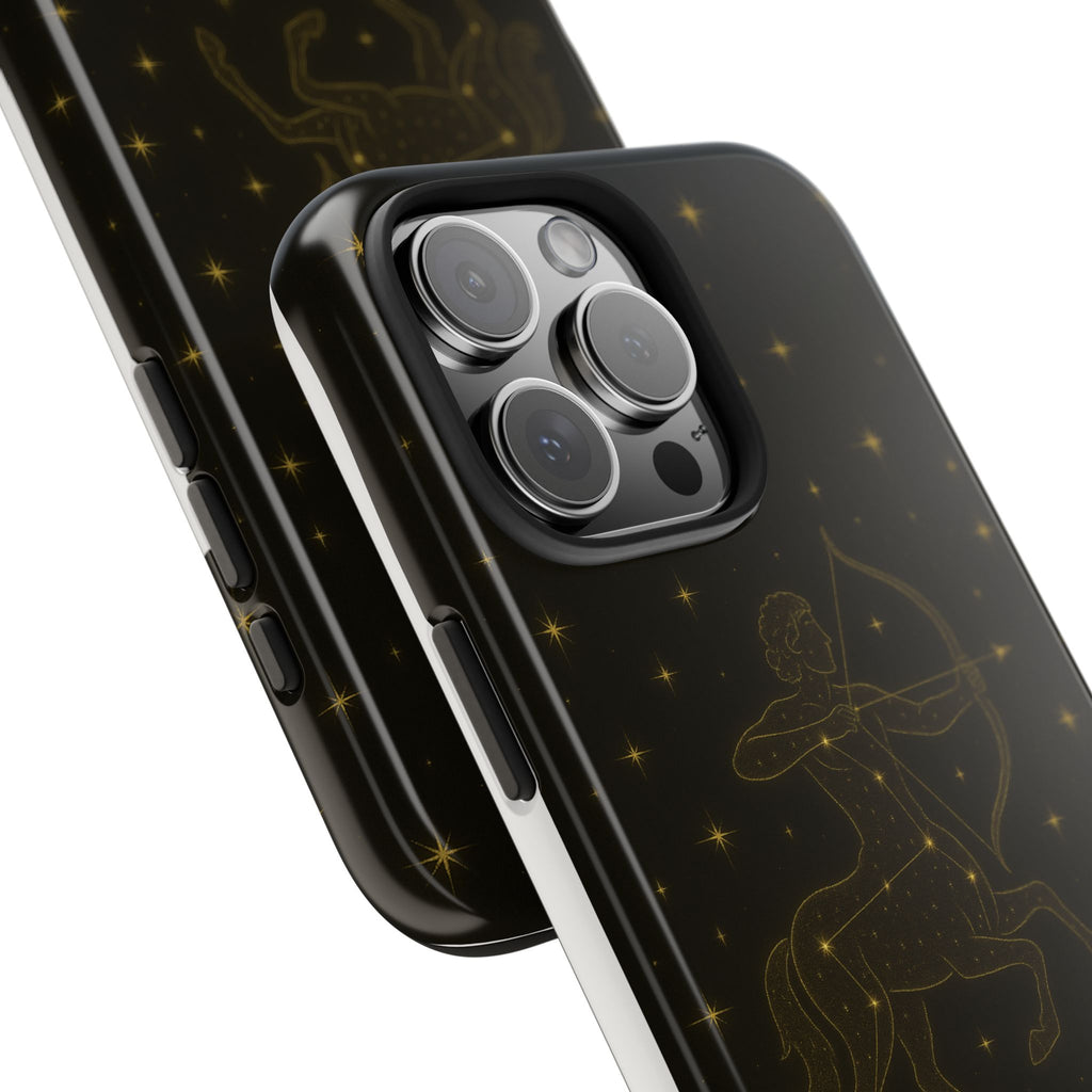 Sagittarius Constellation Tough Phone Case — Zodiac Archer Protective Cover