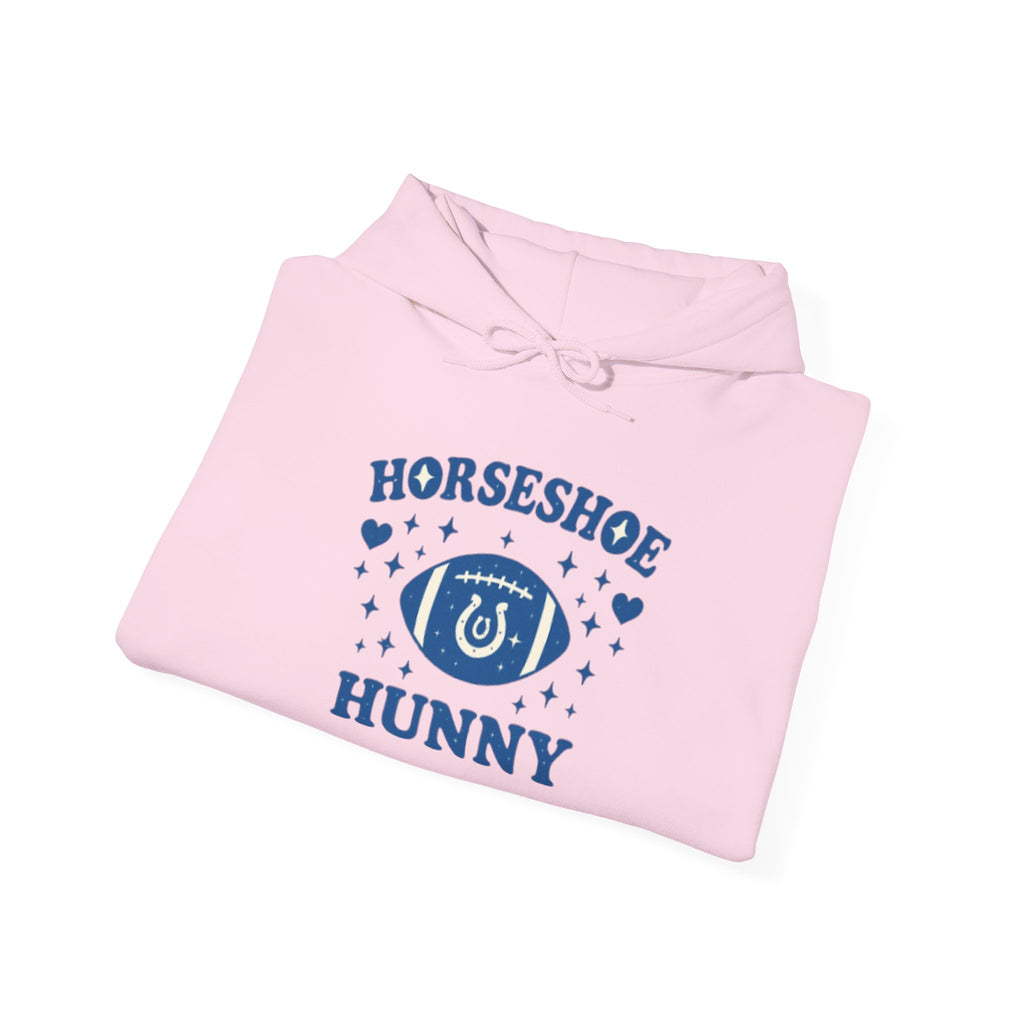 Horseshoe Hunny Hoodie — Lucky Eye Graphic Hooded Sweatshirt Football
