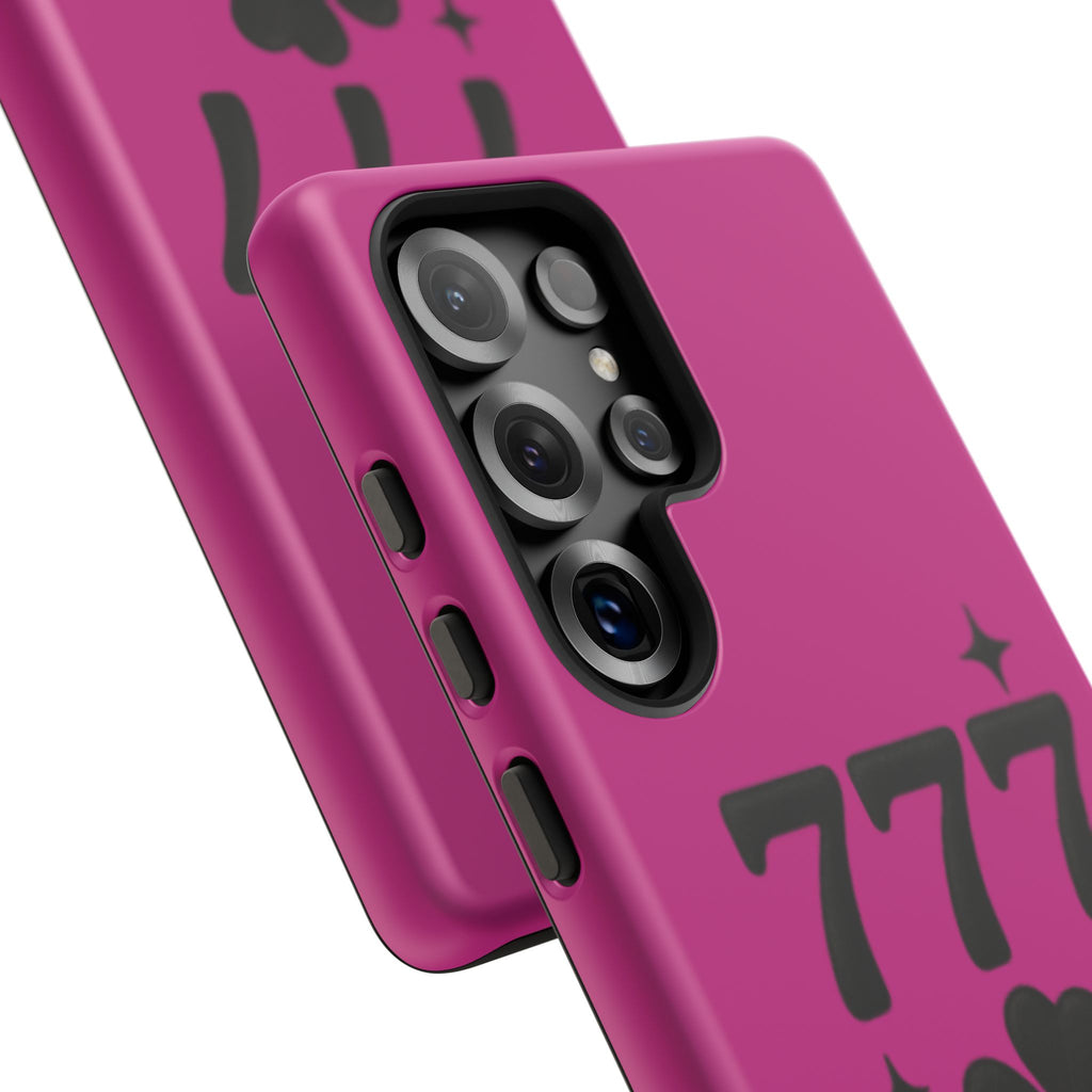 Black & Pink 777 Luck Phone Case