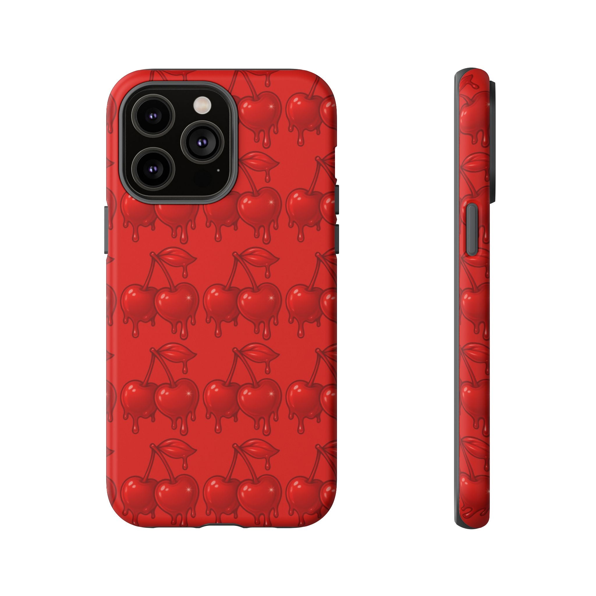 Red Dripping Cherry Phone Case