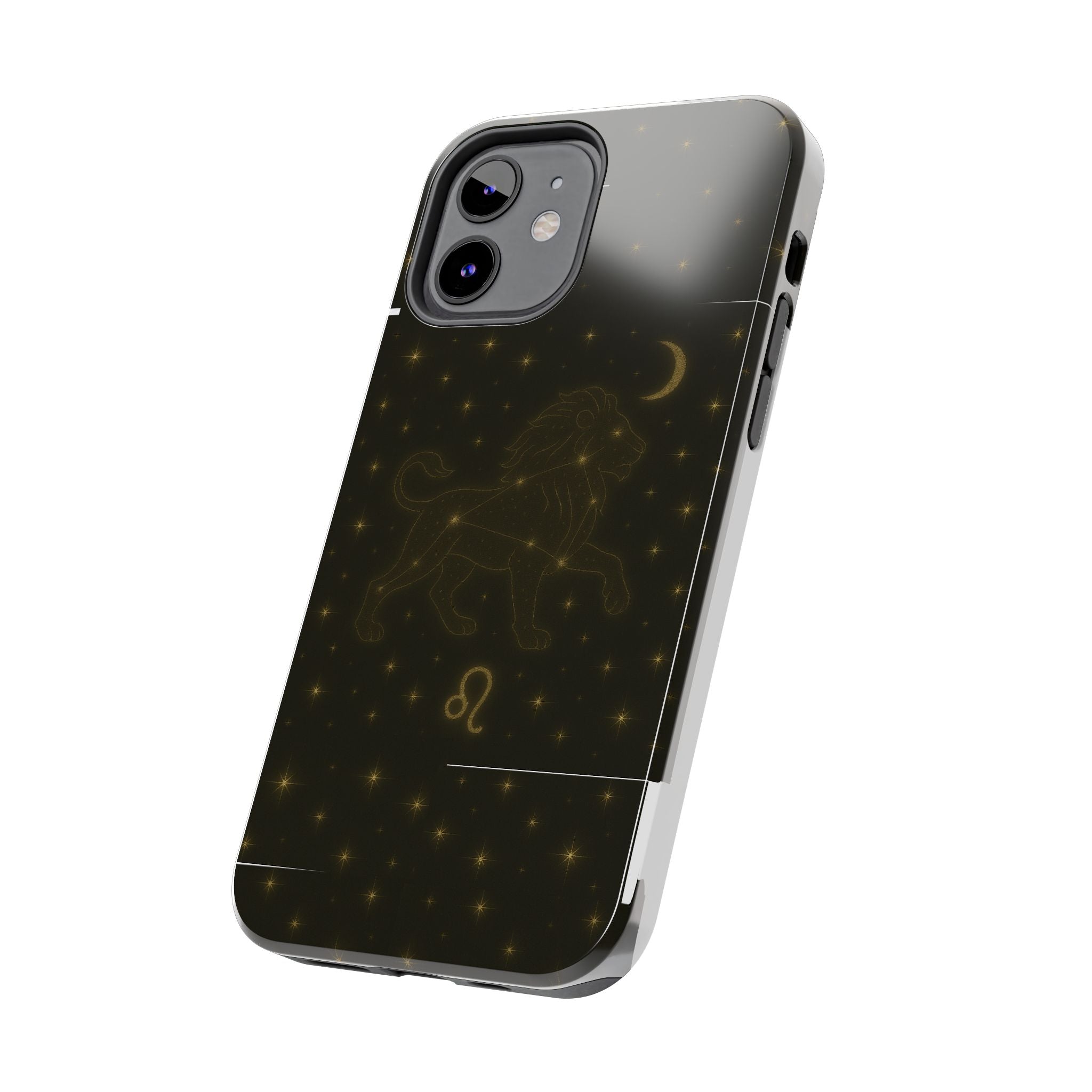 Leo Constellation Tough Phone Case — Zodiac Lion Design with Moon & Stars
