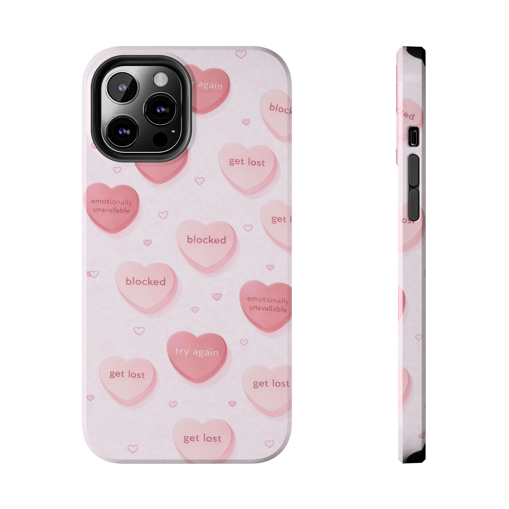 Non-Conversation Hearts Phone Case