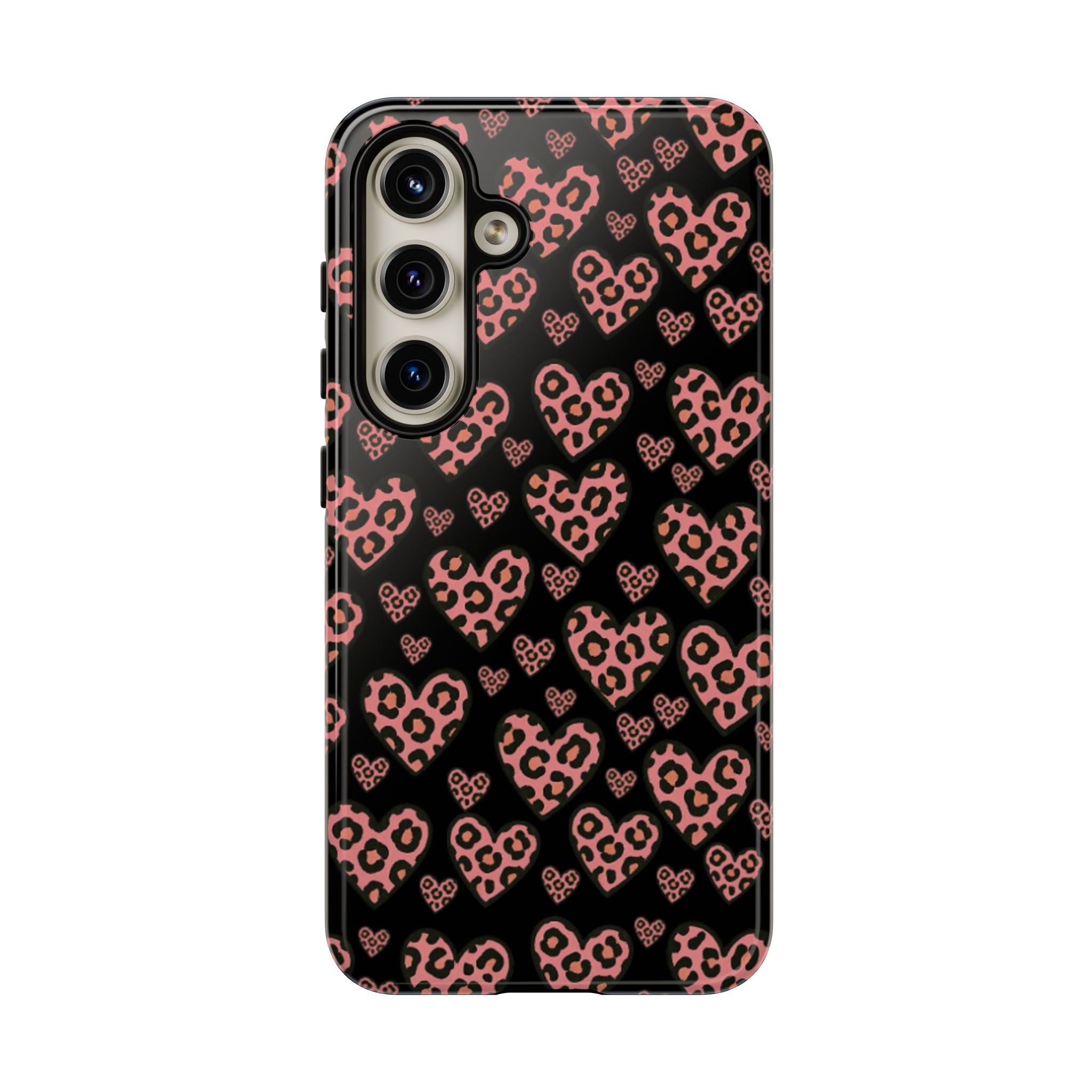Leopard Heart Phone Case