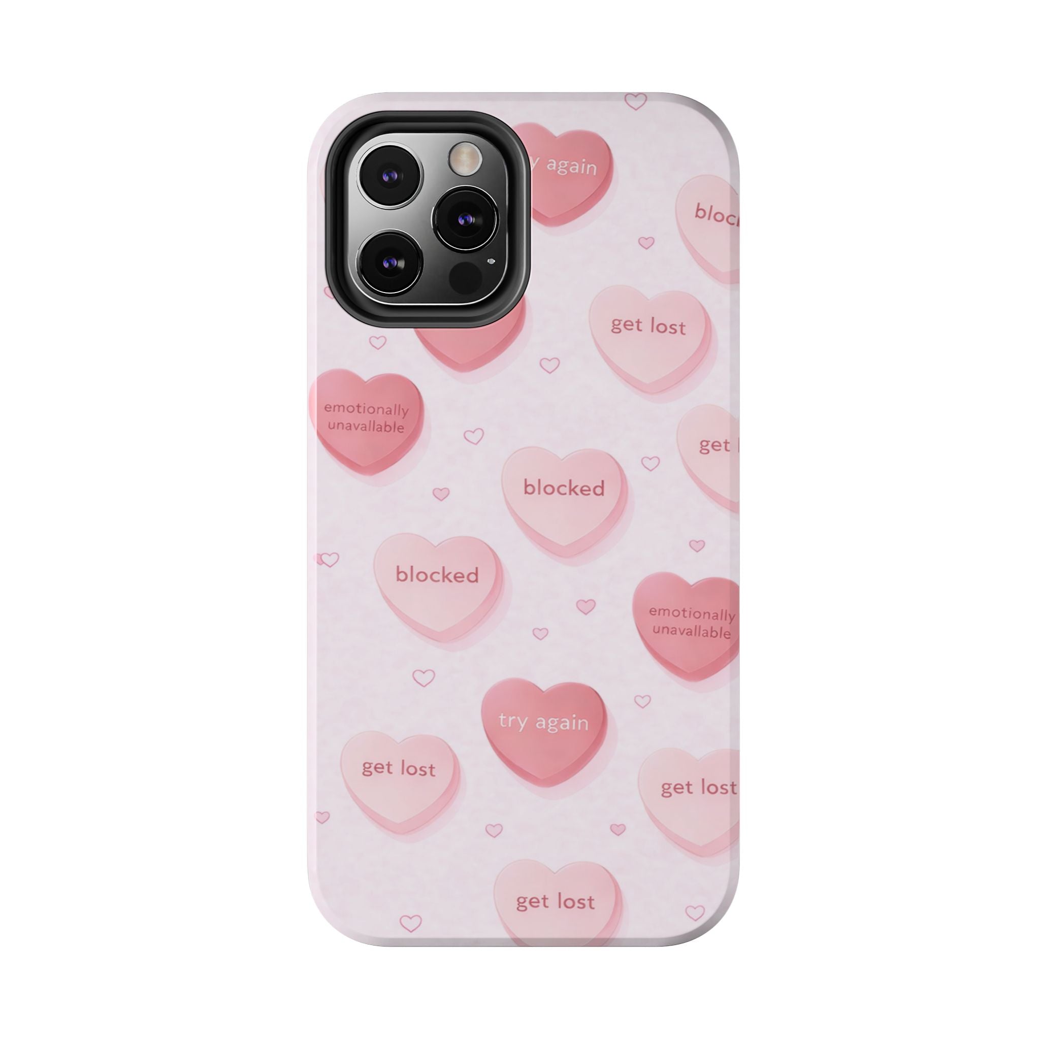 Non-Conversation Hearts Phone Case