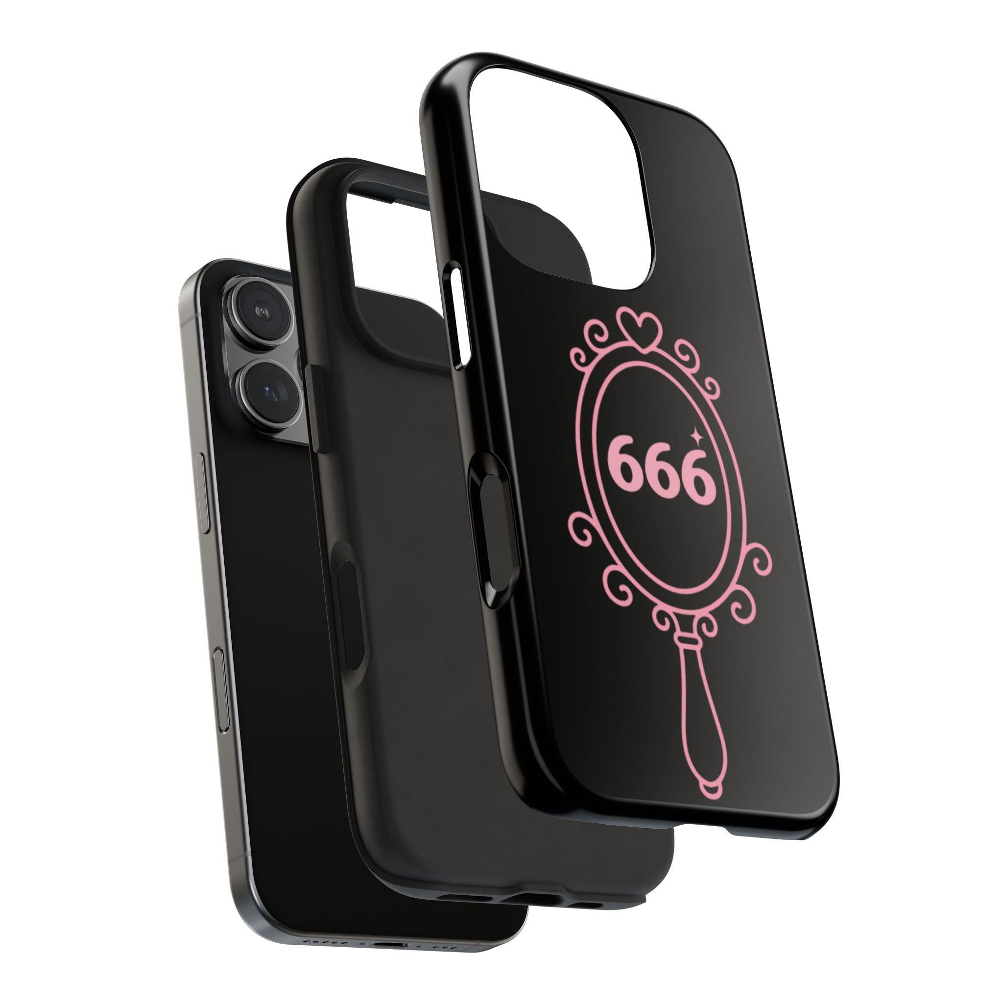 Black & Pink 666 Phone Case