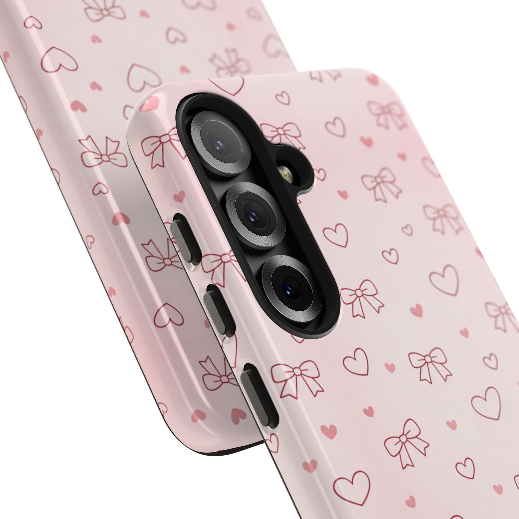 Pink Hearts & Bows Phone Case