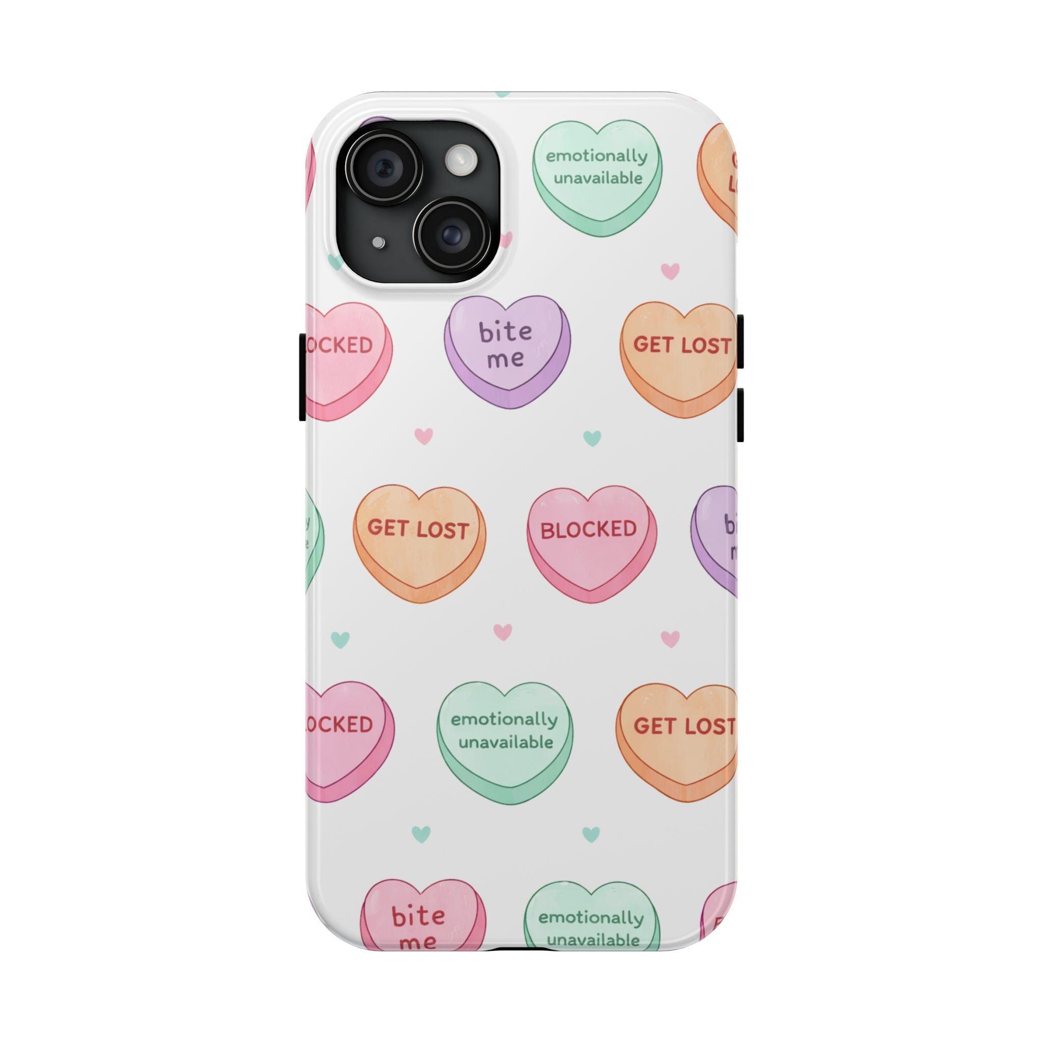 Candy Hearts Phone Case