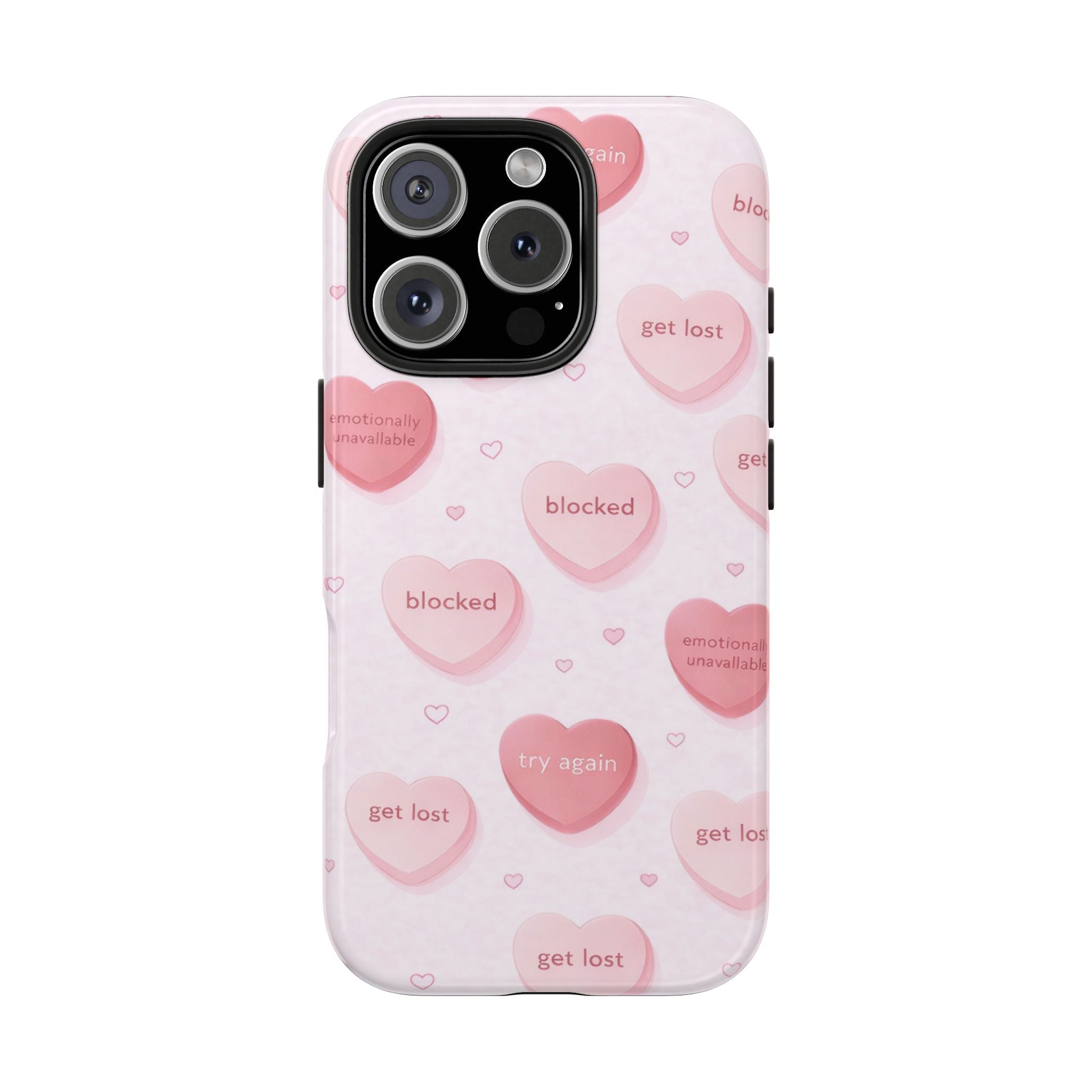 Non-Conversation Hearts Phone Case