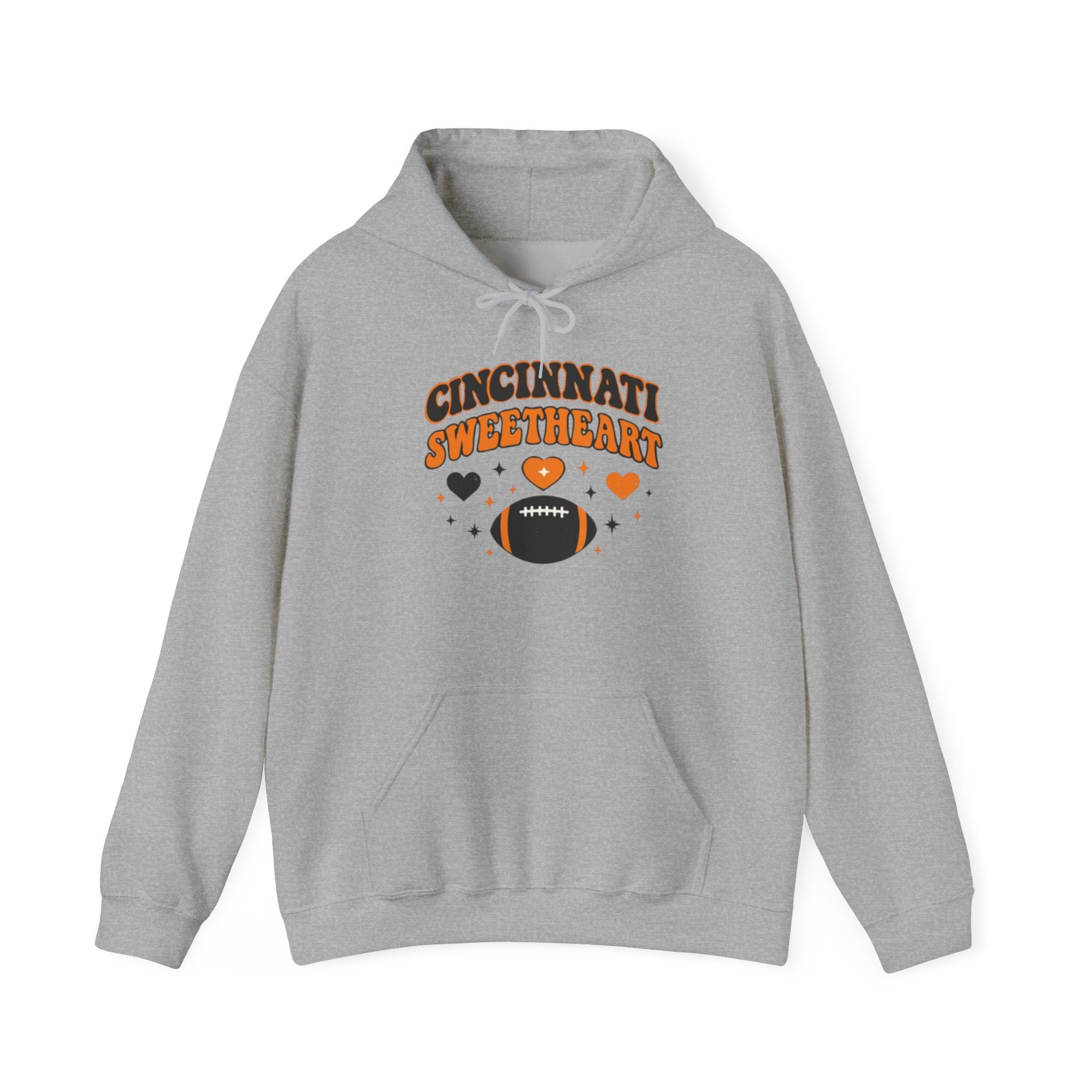 Cincinnati Sweetheart Football Graphic Hooded Sweatshirt