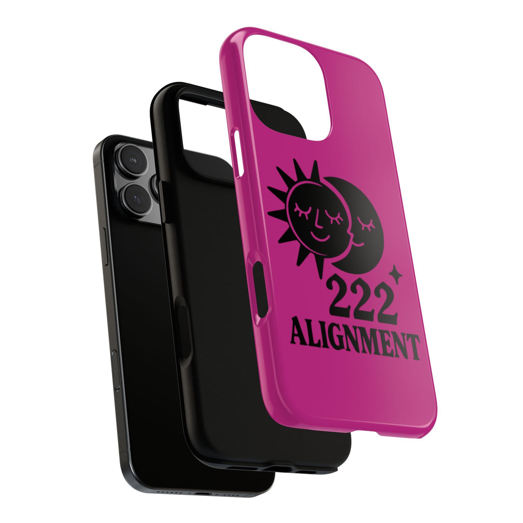 Black & Pink 222 Alignment Phone Case