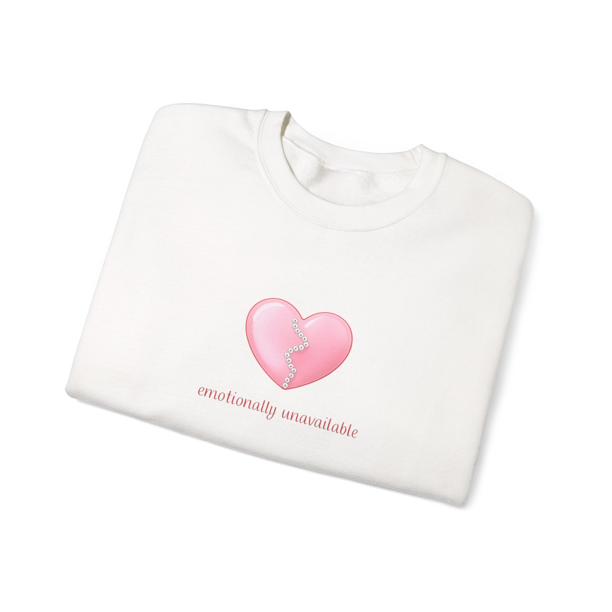“Emotionally Unavailable” Crewneck