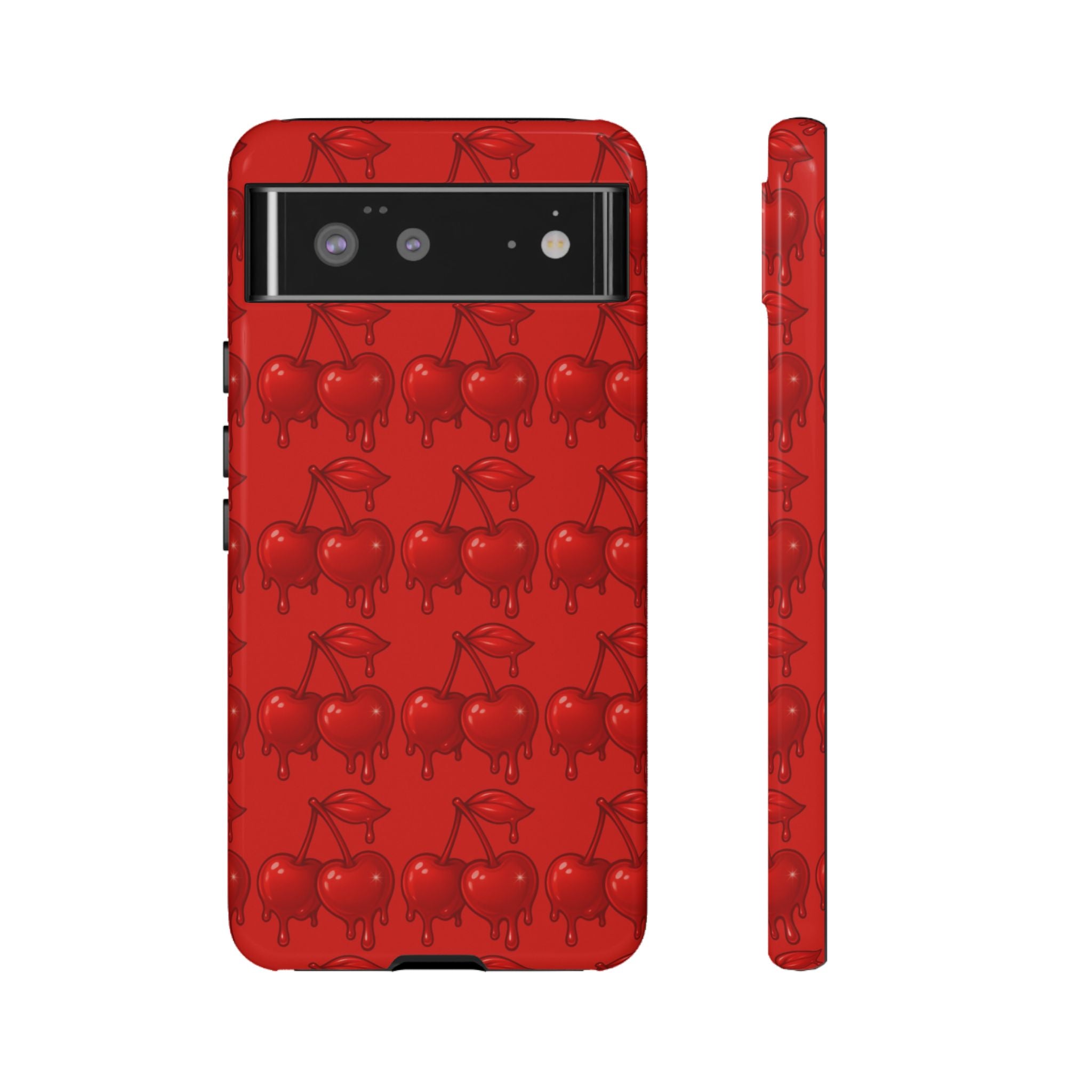 Red Dripping Cherry Phone Case