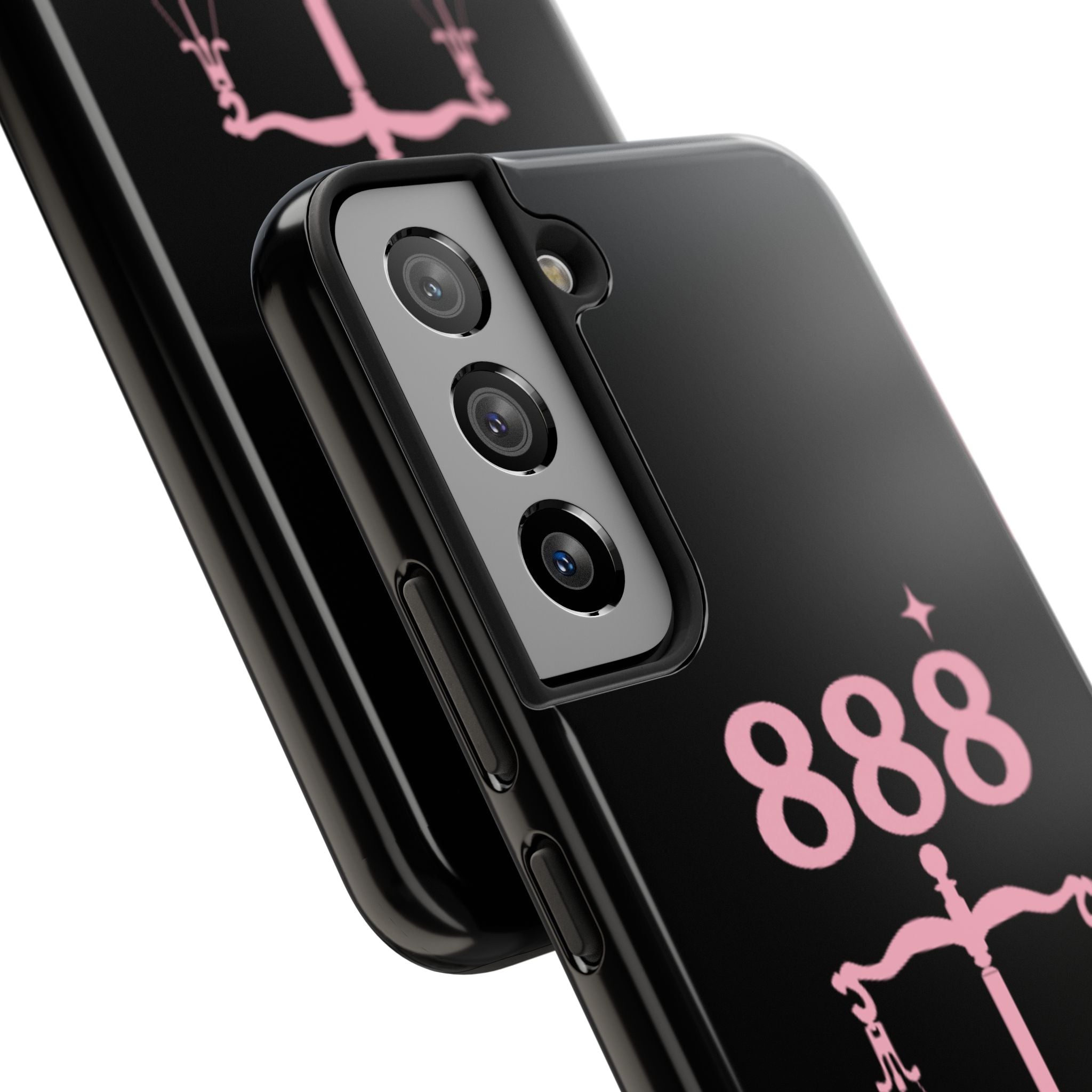 Black & Pink 888 Phone Case