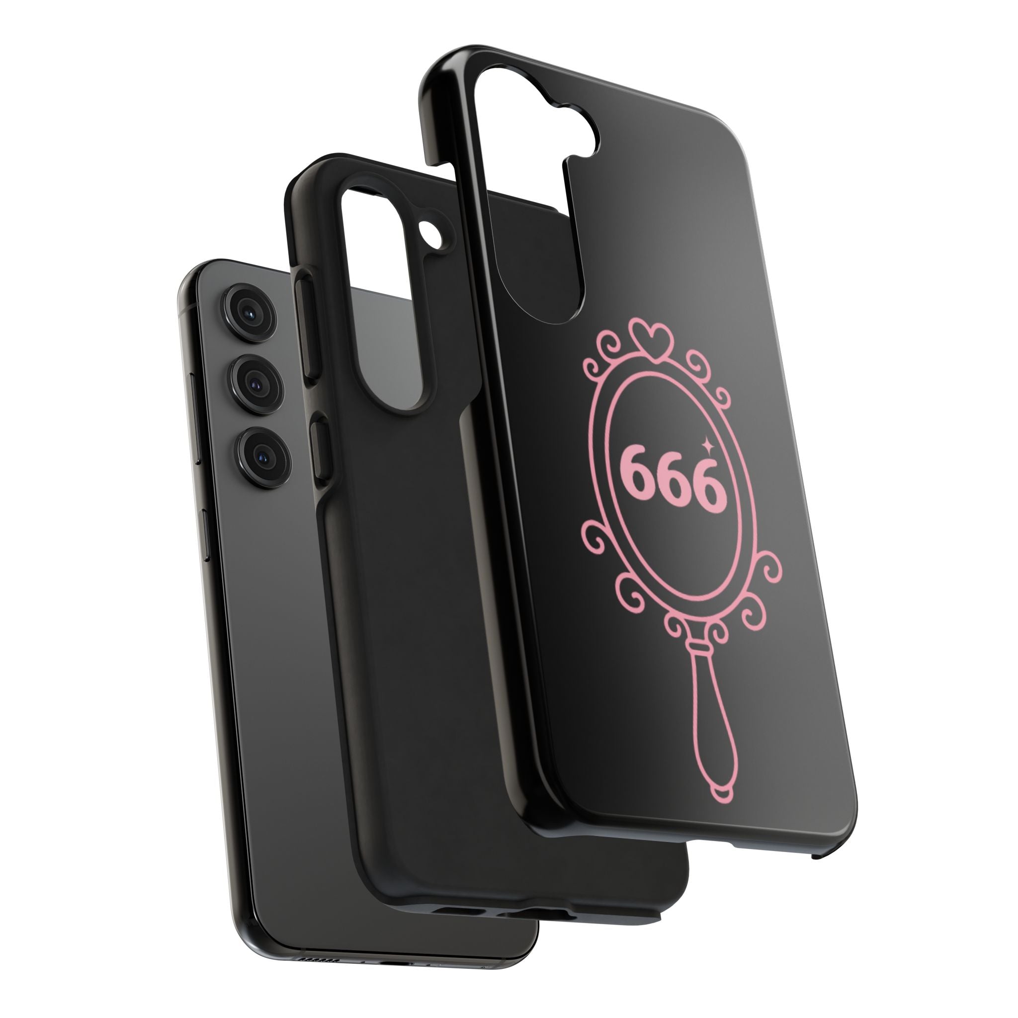 Black & Pink 666 Phone Case