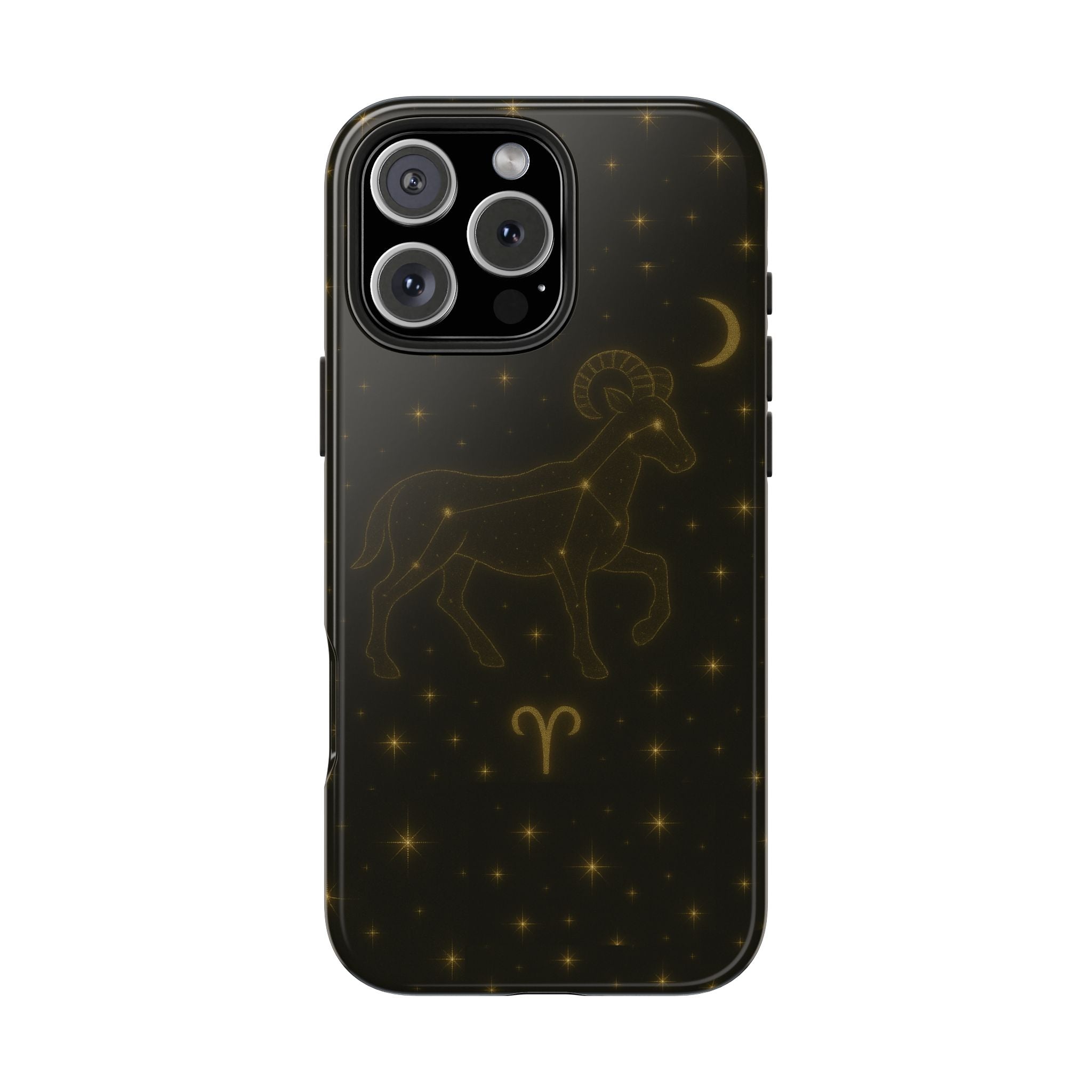 Aries Constellation Tough Phone Case — Zodiac Ram Star Map Design