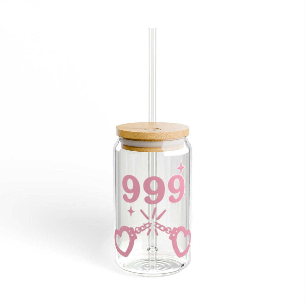 Pink Sipper Glass 999