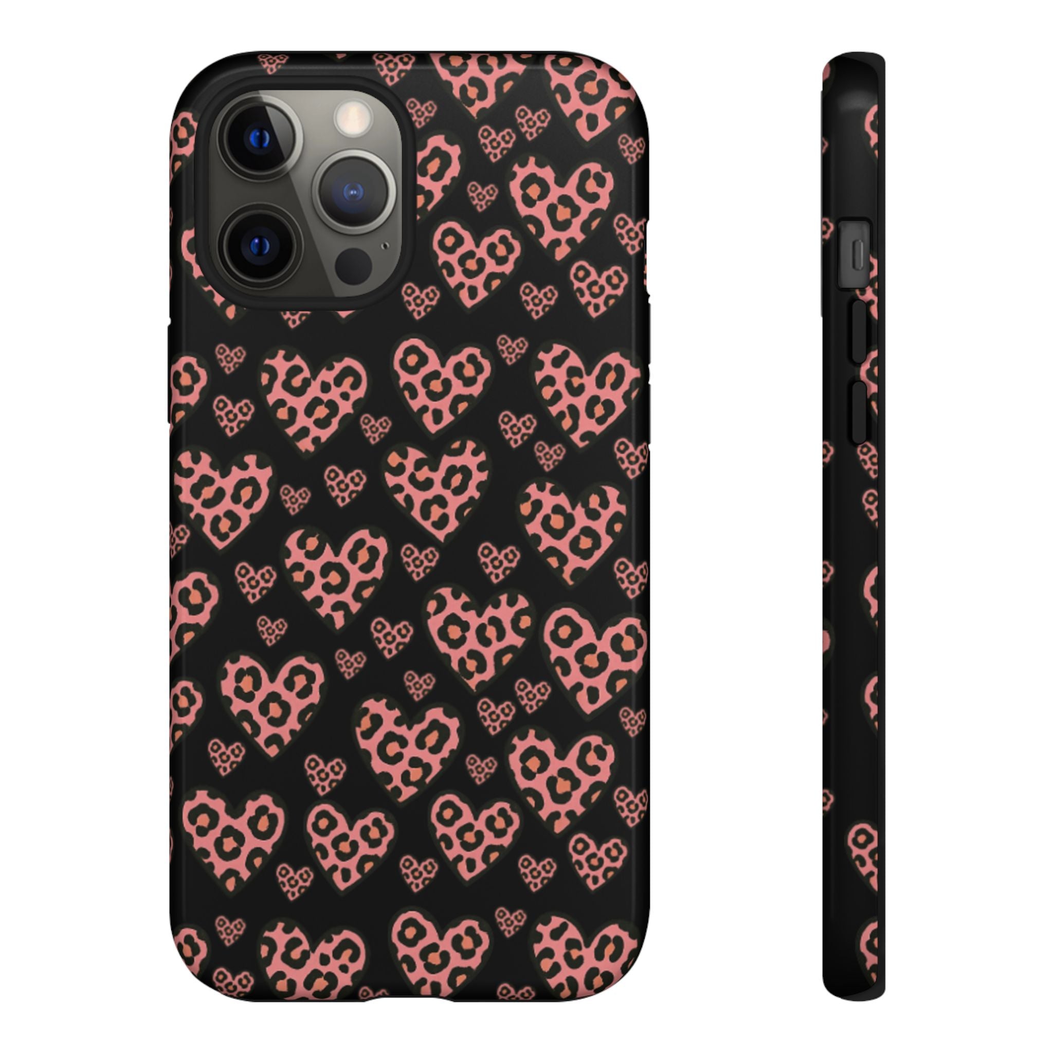 Leopard Heart Phone Case