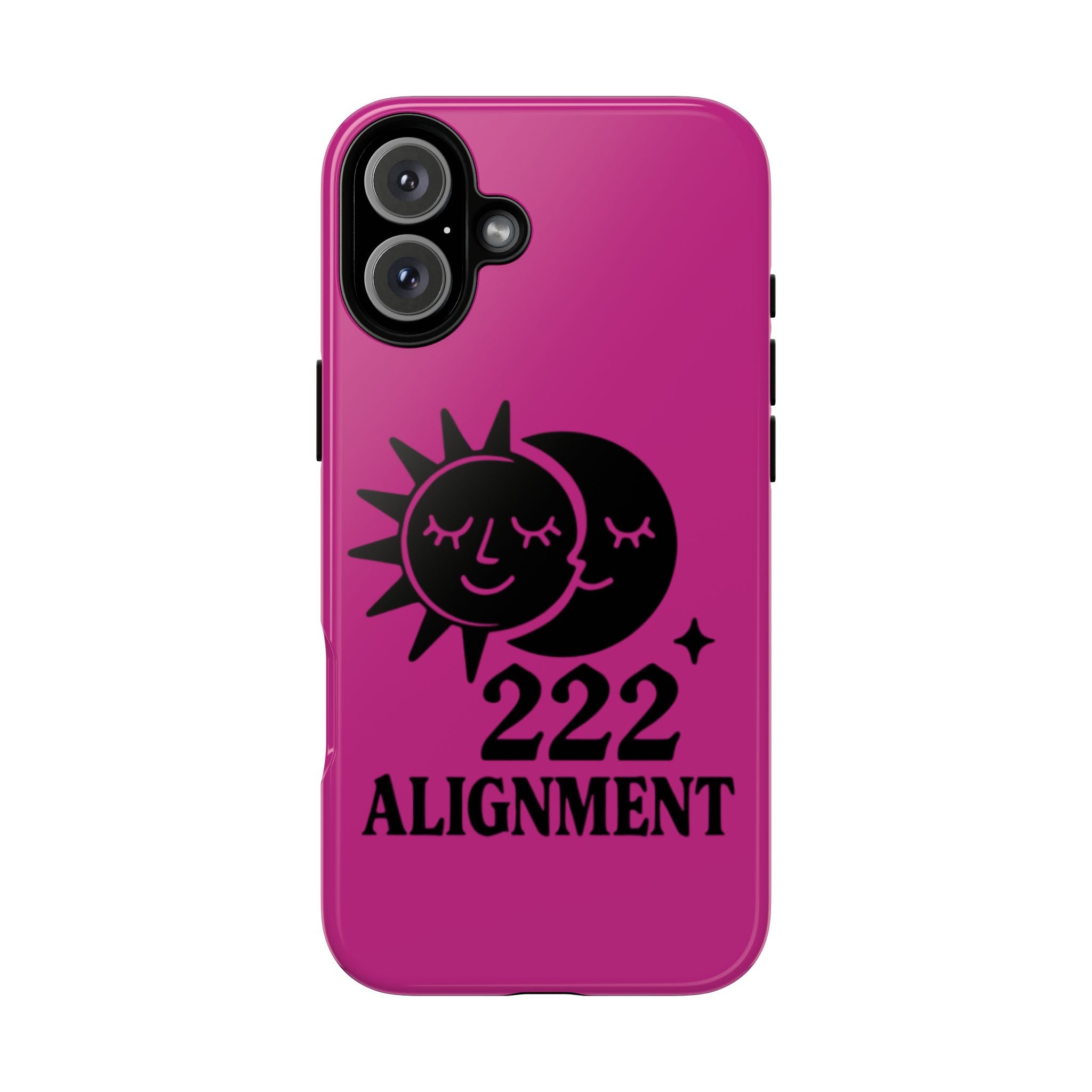 Black & Pink 222 Alignment Phone Case