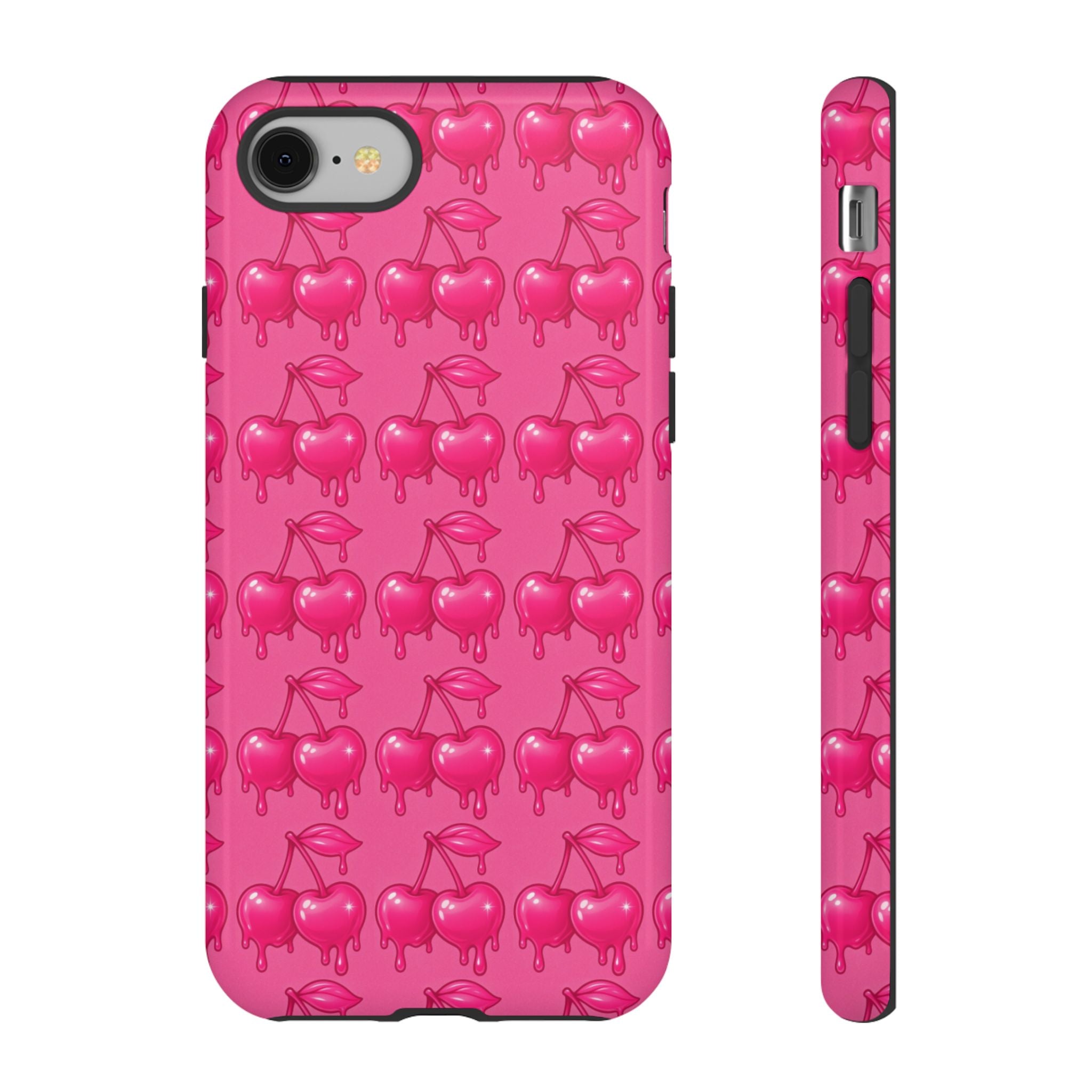 Pink Dripping Cherry Tough Phone Case