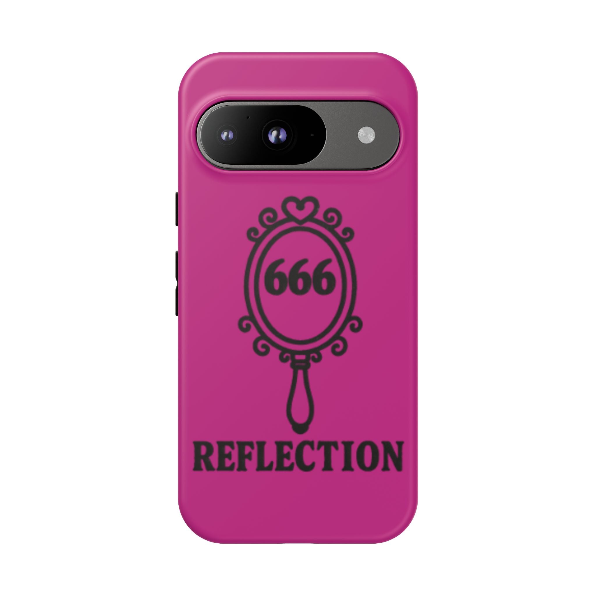 Black & Pink 666 Reflection Phone Case