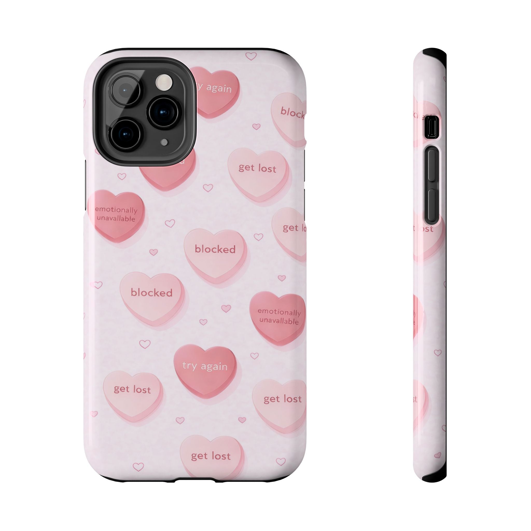 Non-Conversation Hearts Phone Case