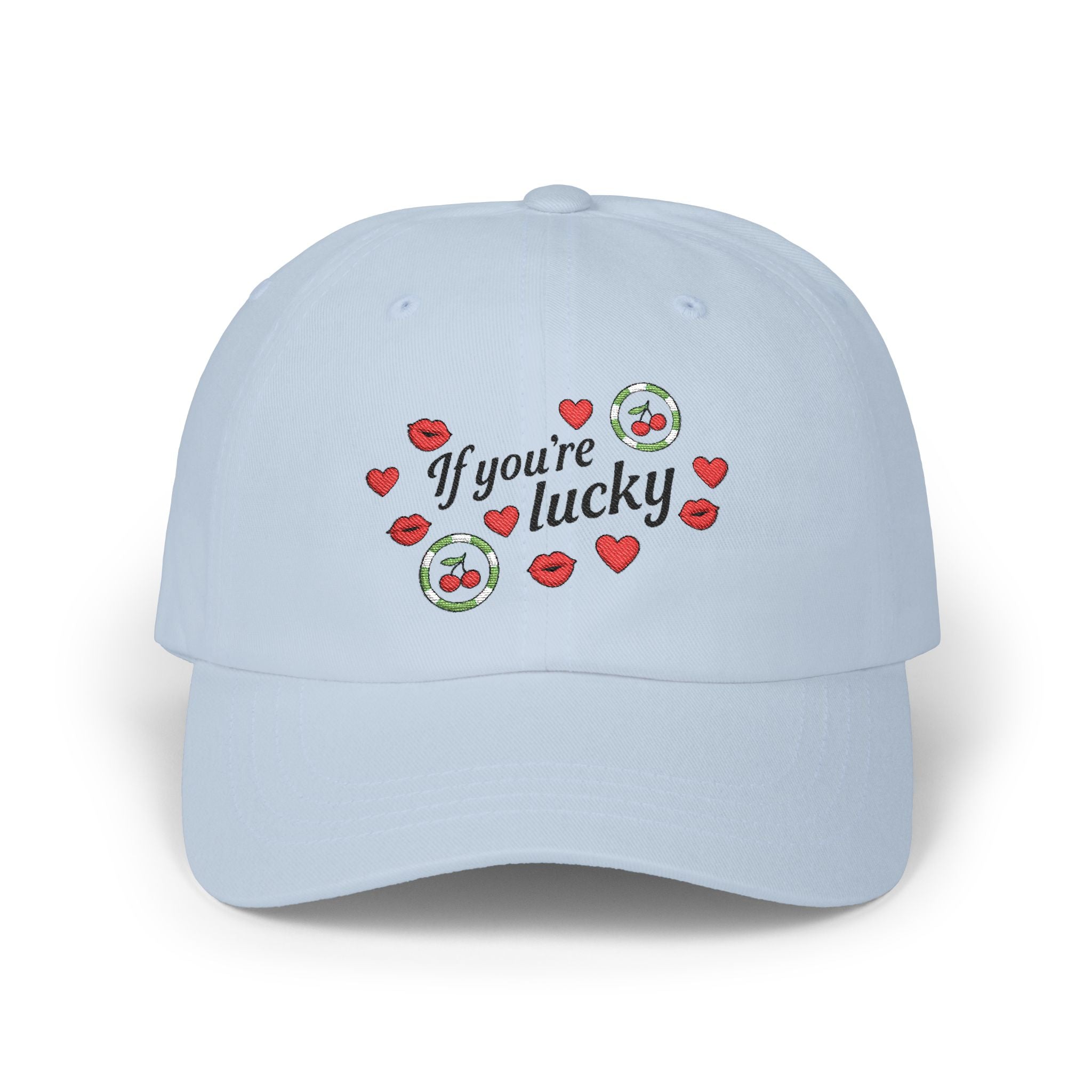 'If You’re Lucky’ Graphic Dad Cap