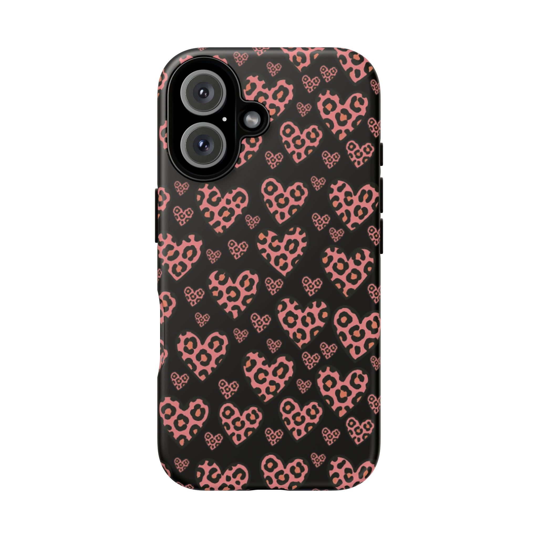 Leopard Heart Phone Case